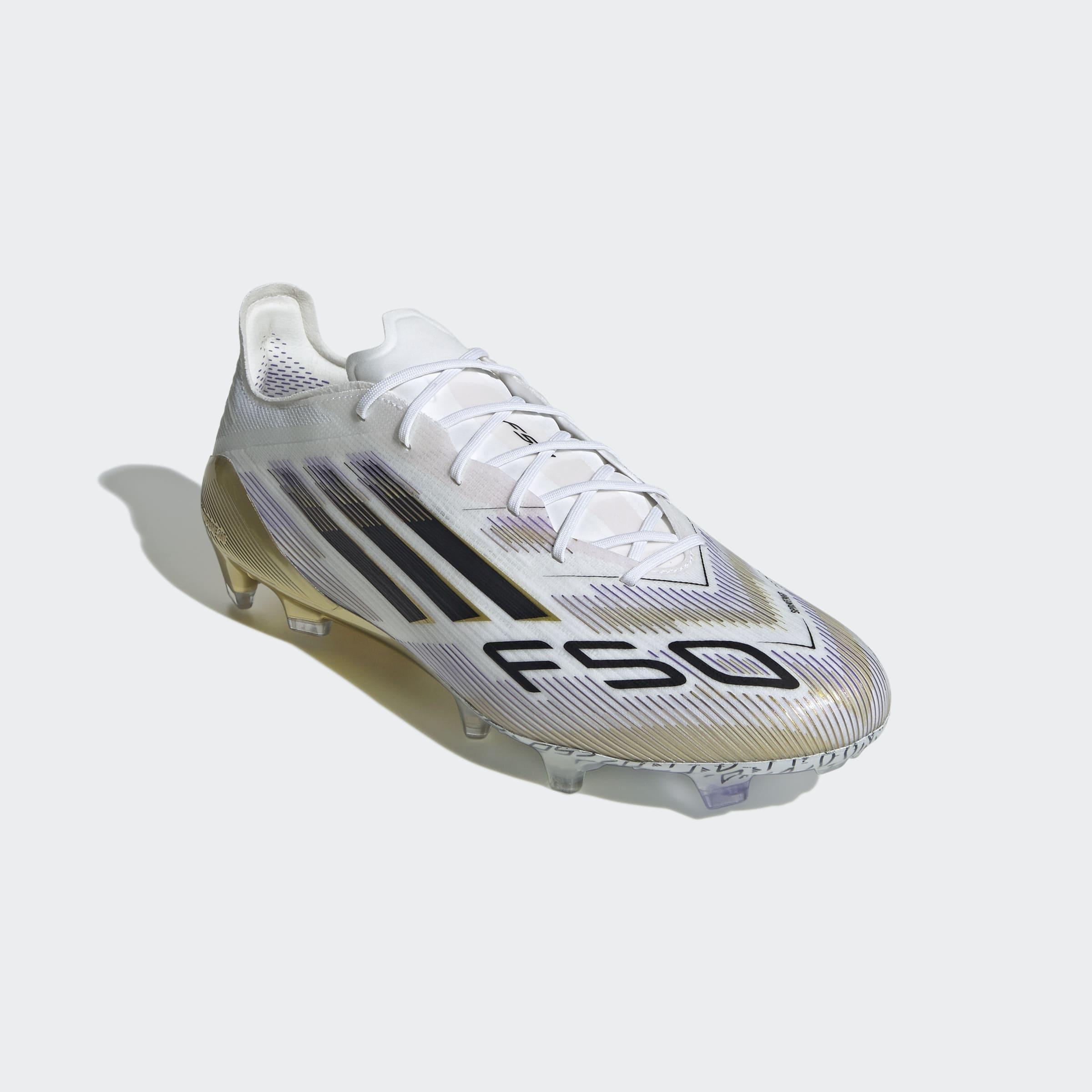 Unisex F50 Elite Firm Ground Boots, White, A901_ONE, large image number 2