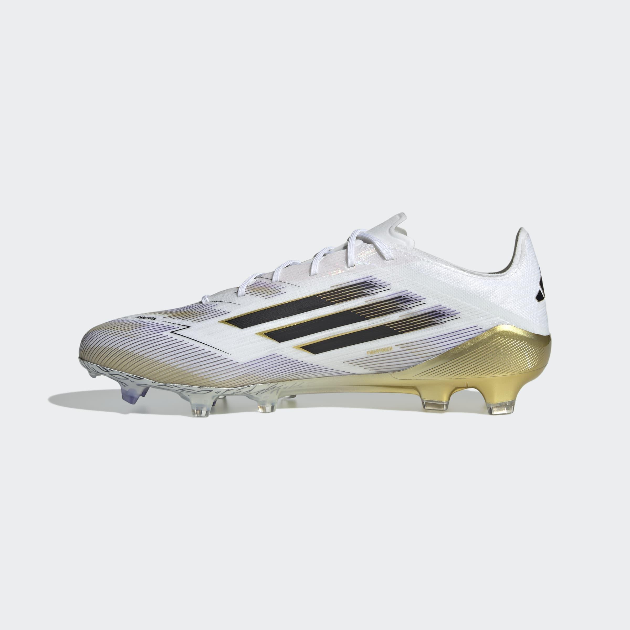 Unisex F50 Elite Firm Ground Boots, White, A901_ONE, large image number 8