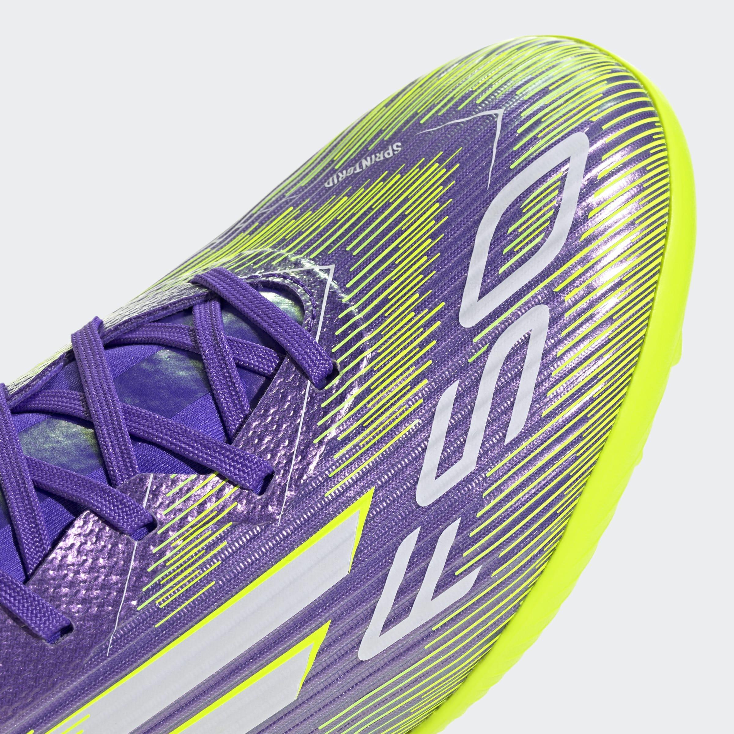 Unisex F50 League Turf Boots, Purple, A901_ONE, large image number 4