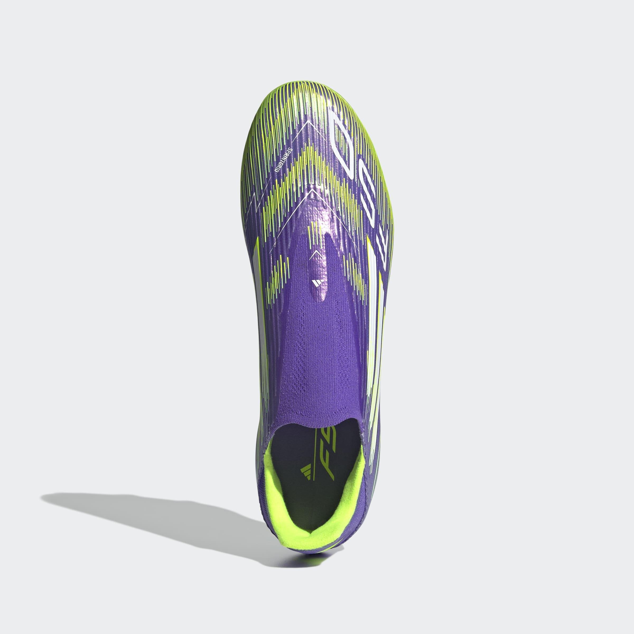 Unisex F50 League Laceless Firm/Multi-Ground Boots, Purple, A901_ONE, large image number 1