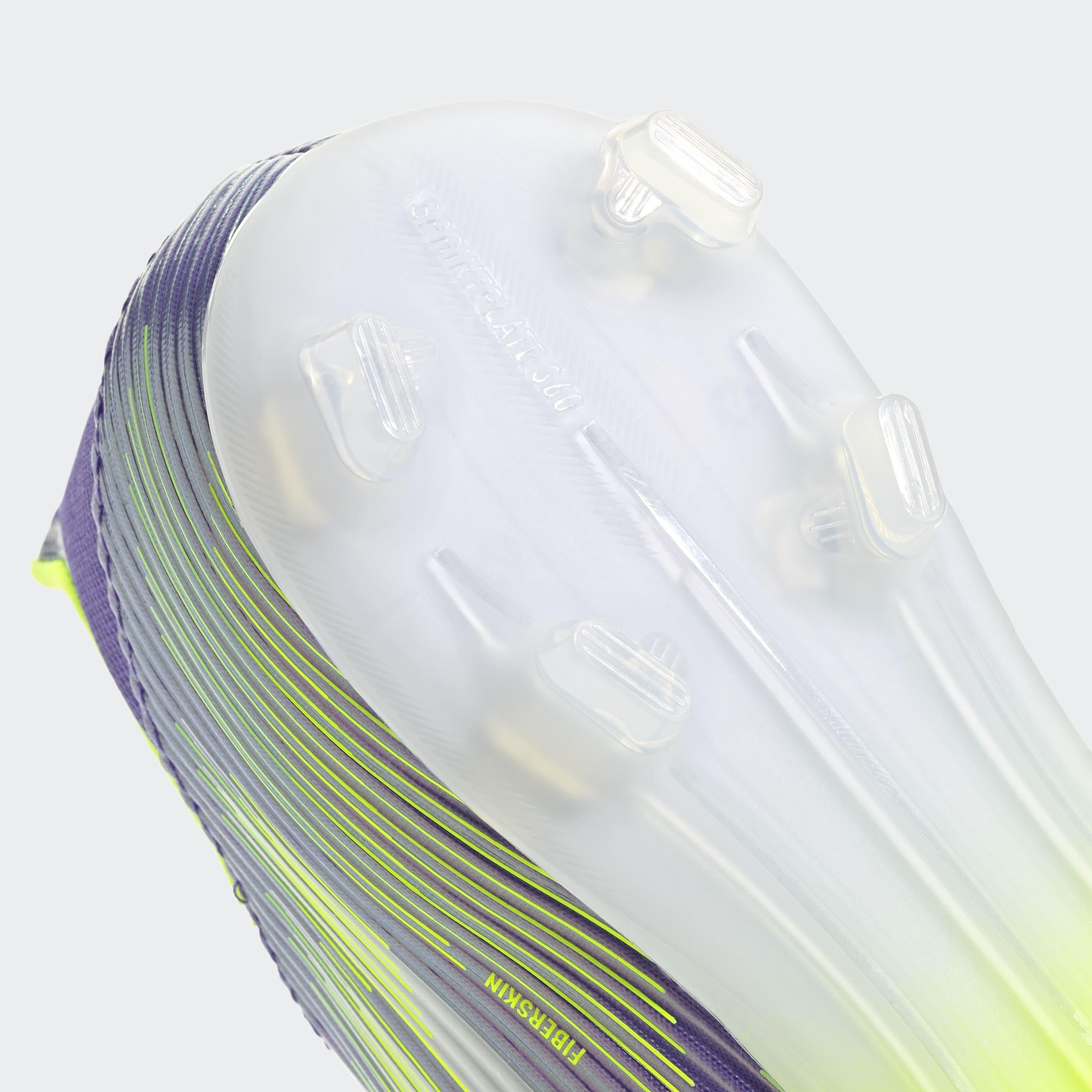 Unisex F50 League Laceless Firm/Multi-Ground Boots, Purple, A901_ONE, large image number 6