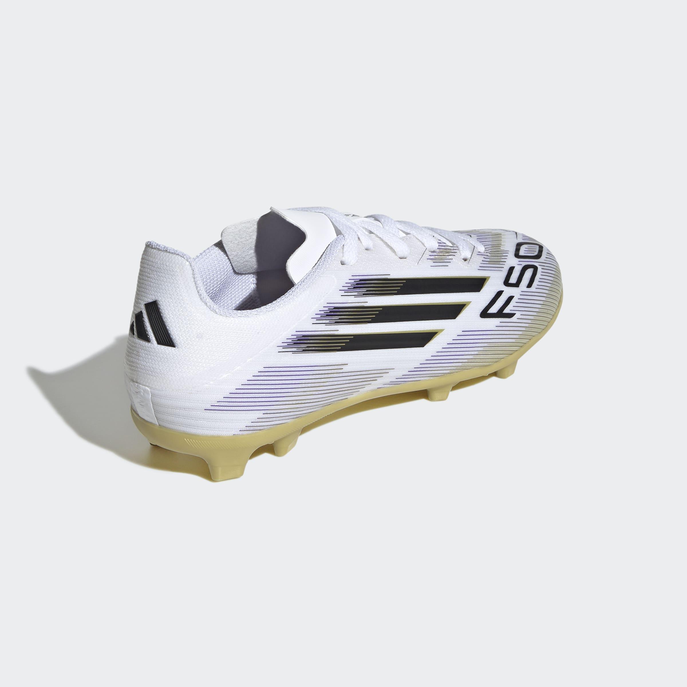 Kids Unisex F50 League Firm/Multi-Ground Boots, White, A901_ONE, large image number 3