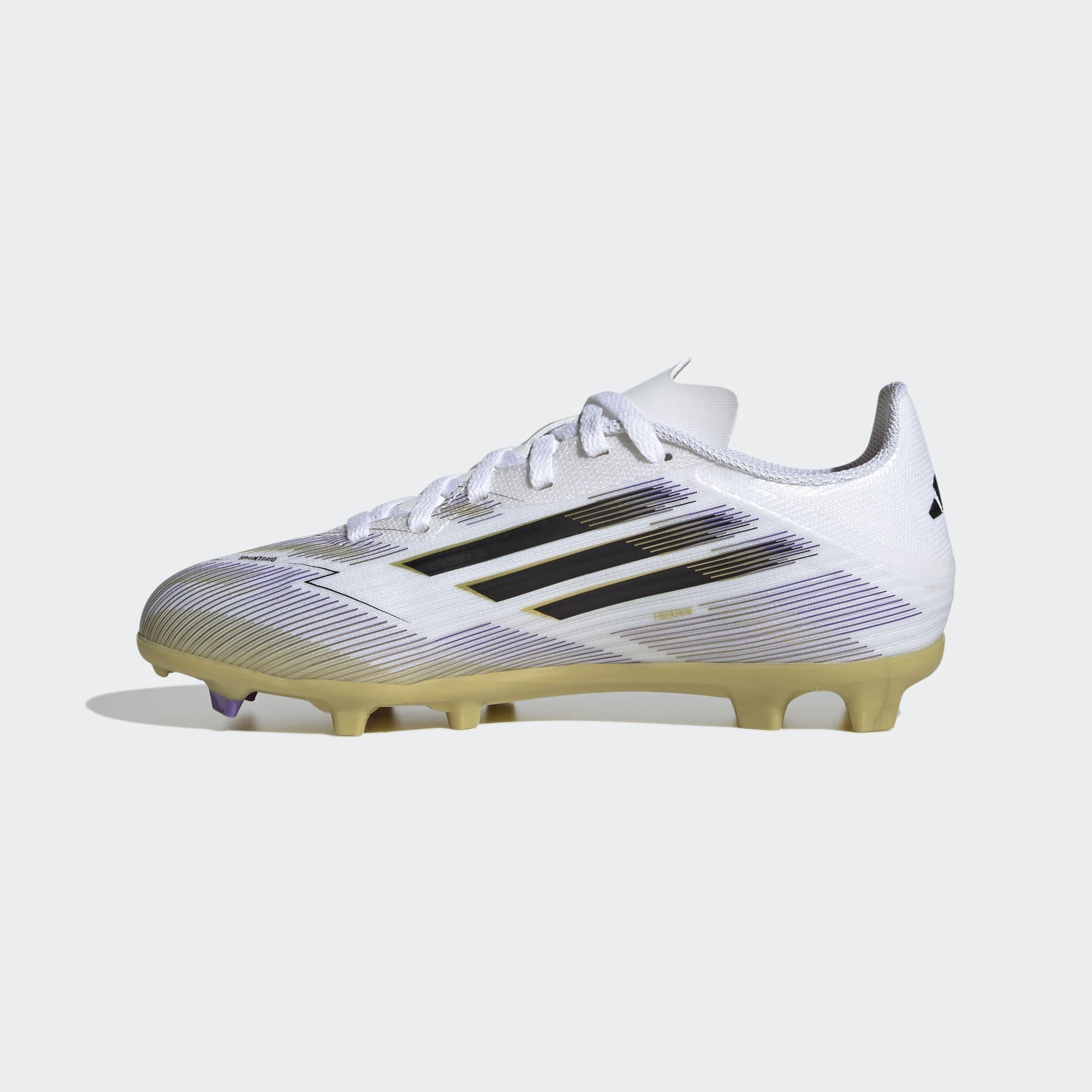 Kids Unisex F50 League Firm/Multi-Ground Boots, White, A901_ONE, large image number 9
