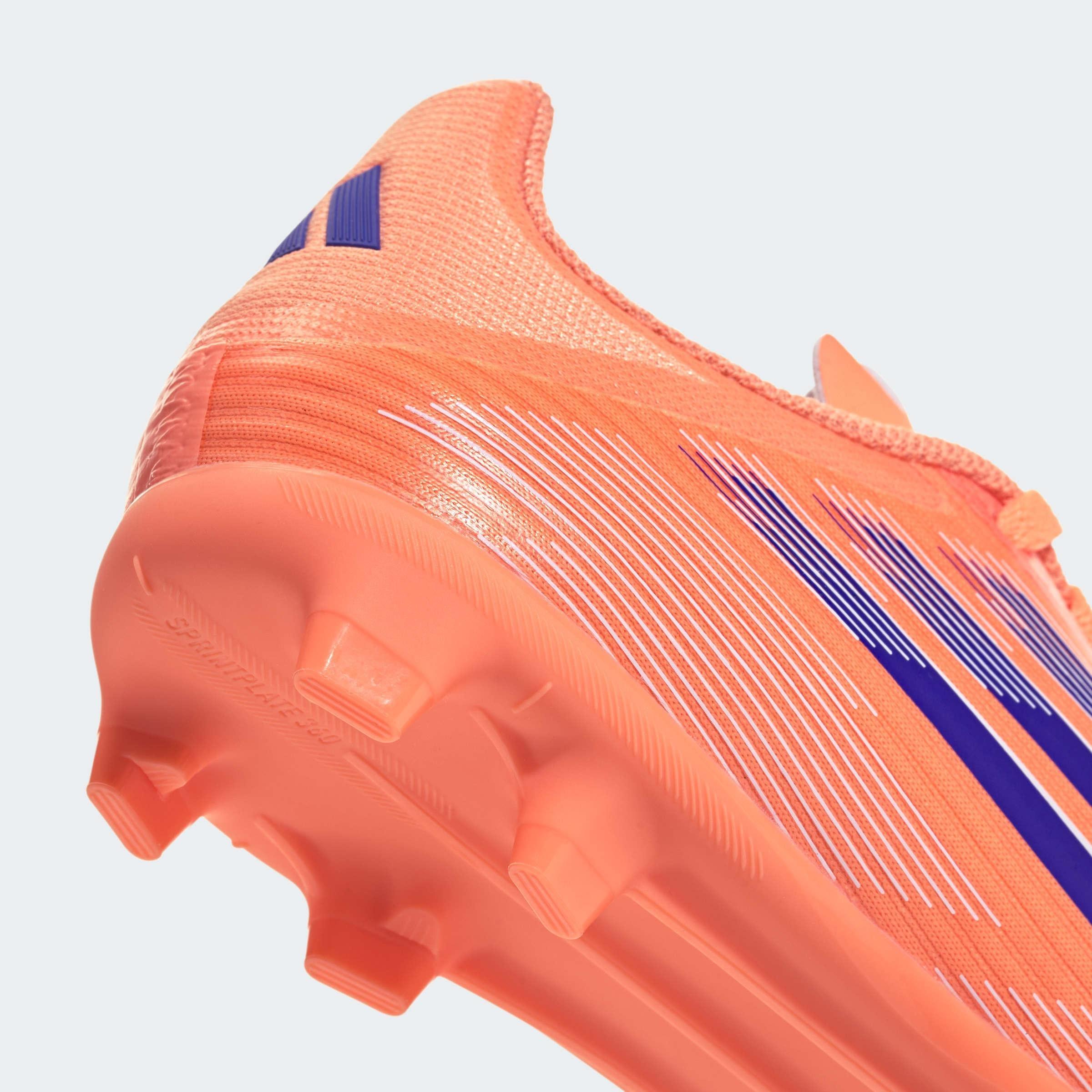 Kids Unisex F50 League Firm/Multi-Ground Boots, Orange, A901_ONE, large image number 4