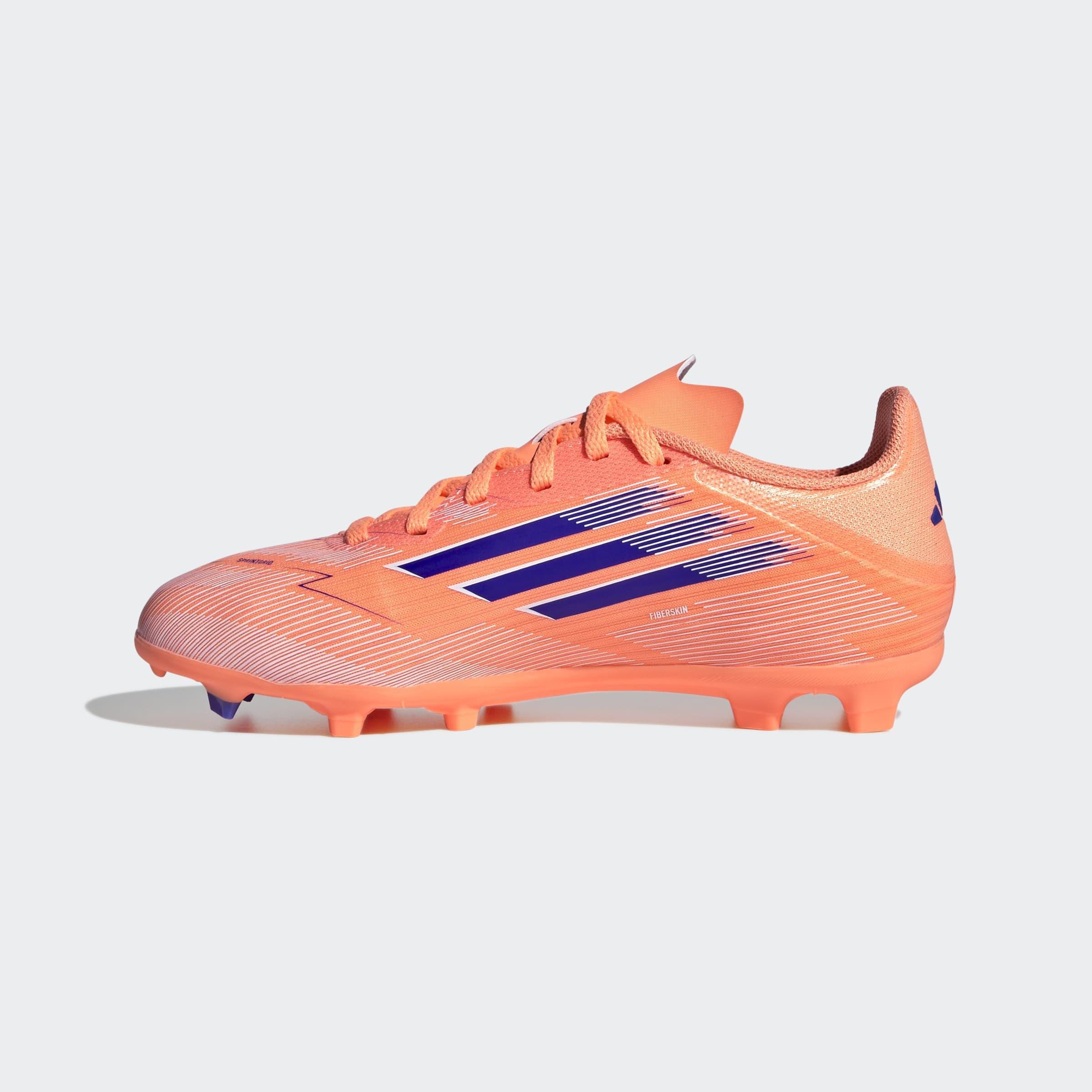 Kids Unisex F50 League Firm/Multi-Ground Boots, Orange, A901_ONE, large image number 7