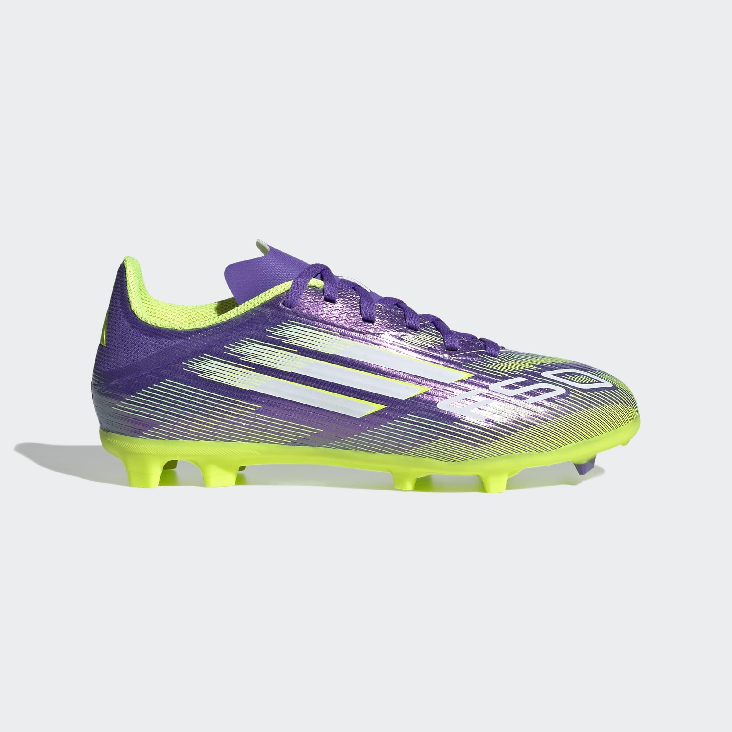 Kids Unisex F50 League Firm/Multi-Ground Boots, Purple, A901_ONE, large image number 0