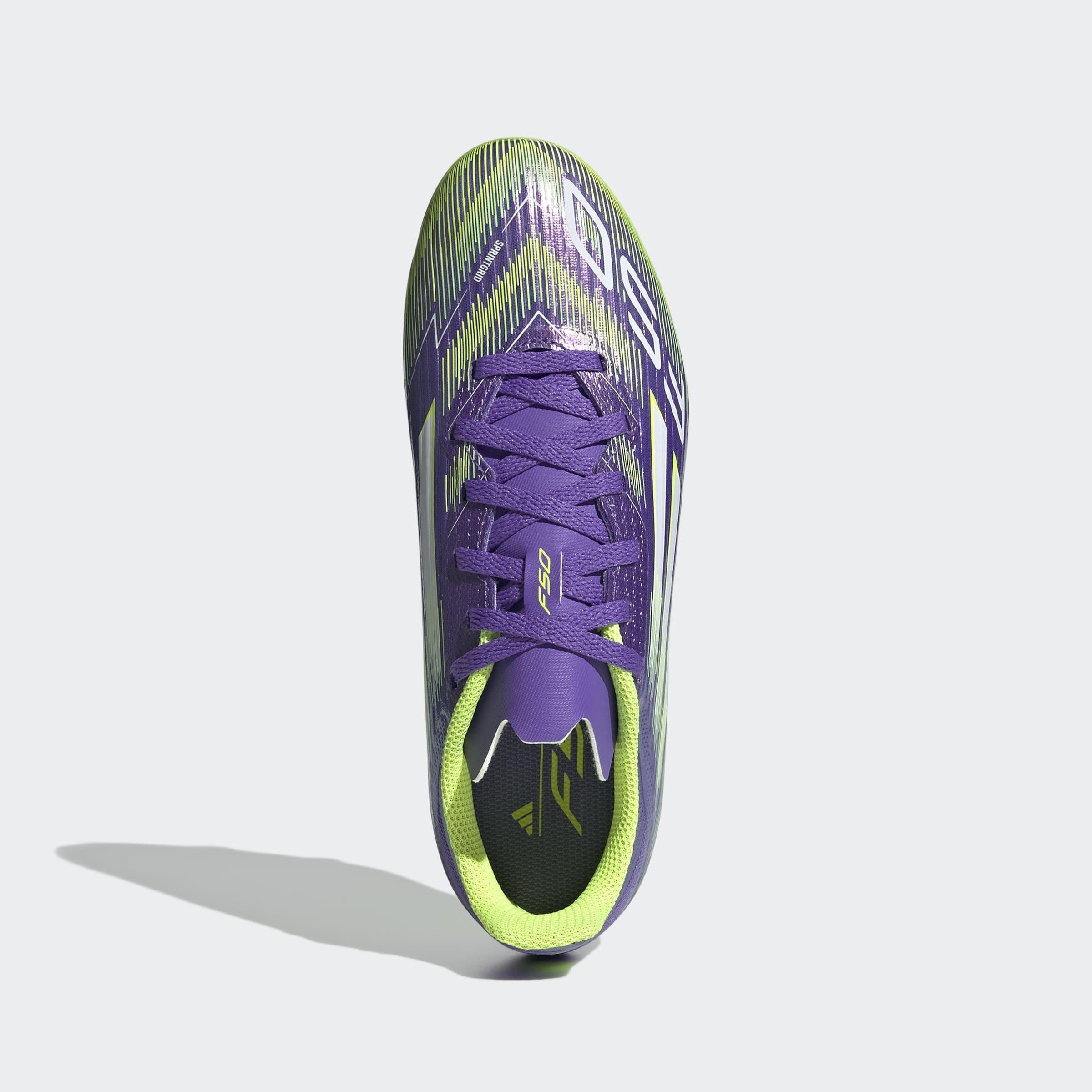 Kids Unisex F50 League Firm/Multi-Ground Boots, Purple, A901_ONE, large image number 1