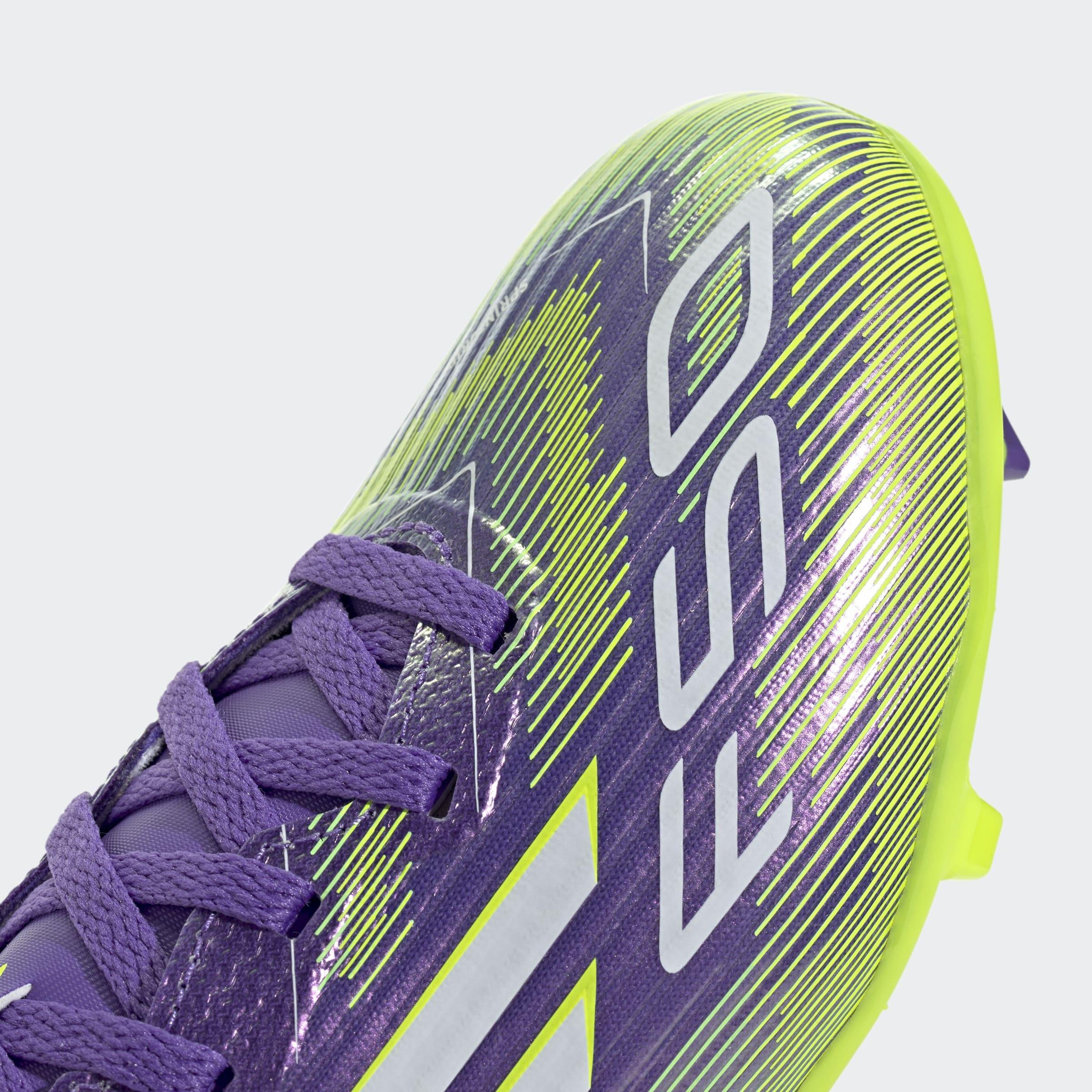 Kids Unisex F50 League Firm/Multi-Ground Boots, Purple, A901_ONE, large image number 4