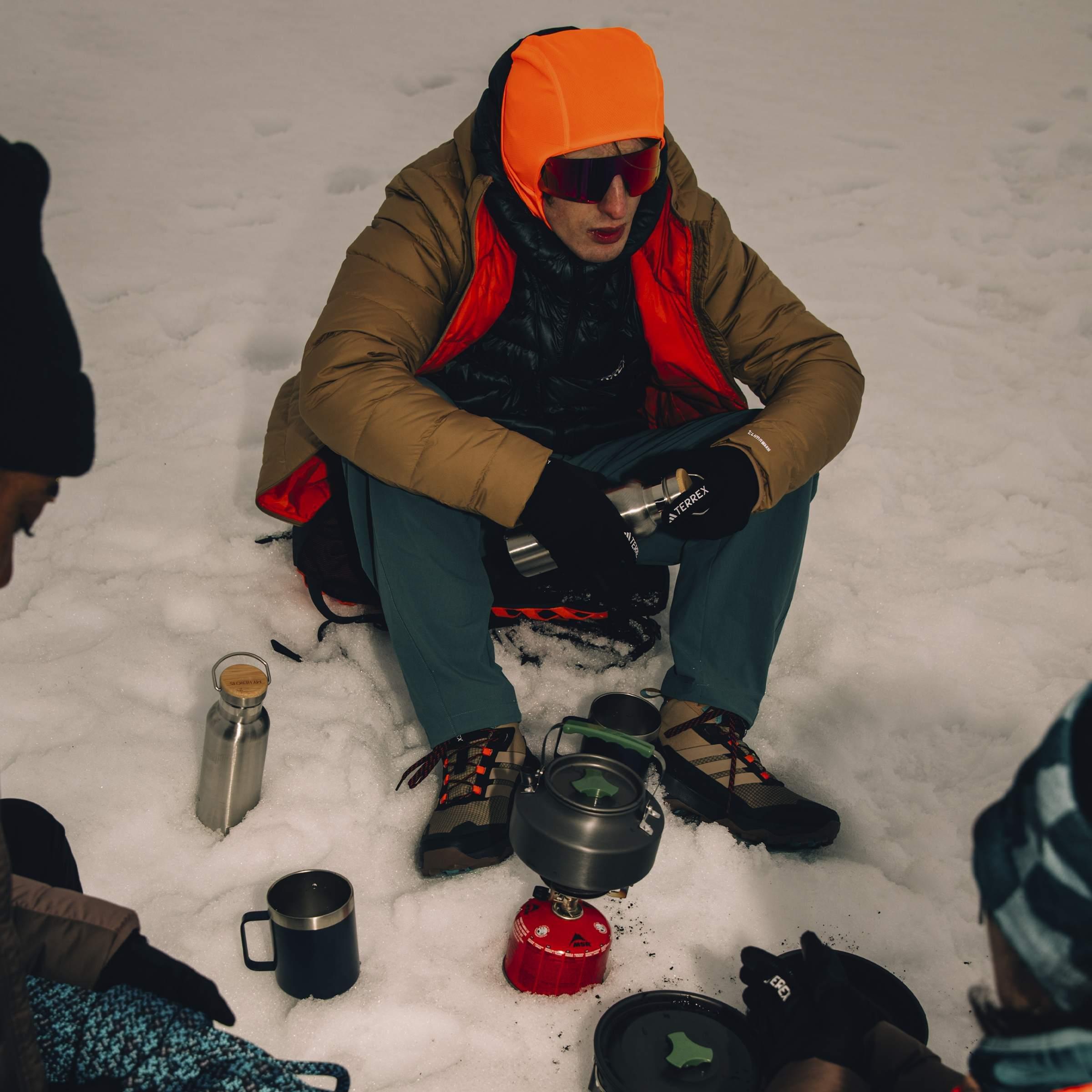 Terrex Skychaser AX5 Mid GORE-TEX CLIMAWARM+ Hiking Shoes, Beige, A901_ONE, large image number 7