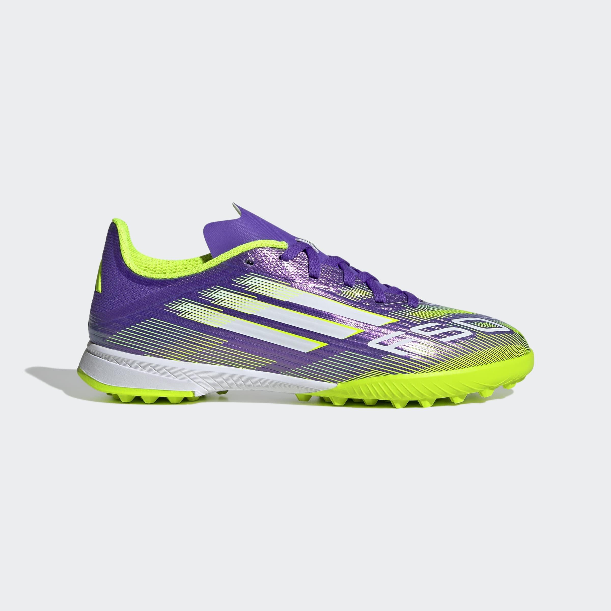 Kids Unisex F50 League Turf Boots, Purple