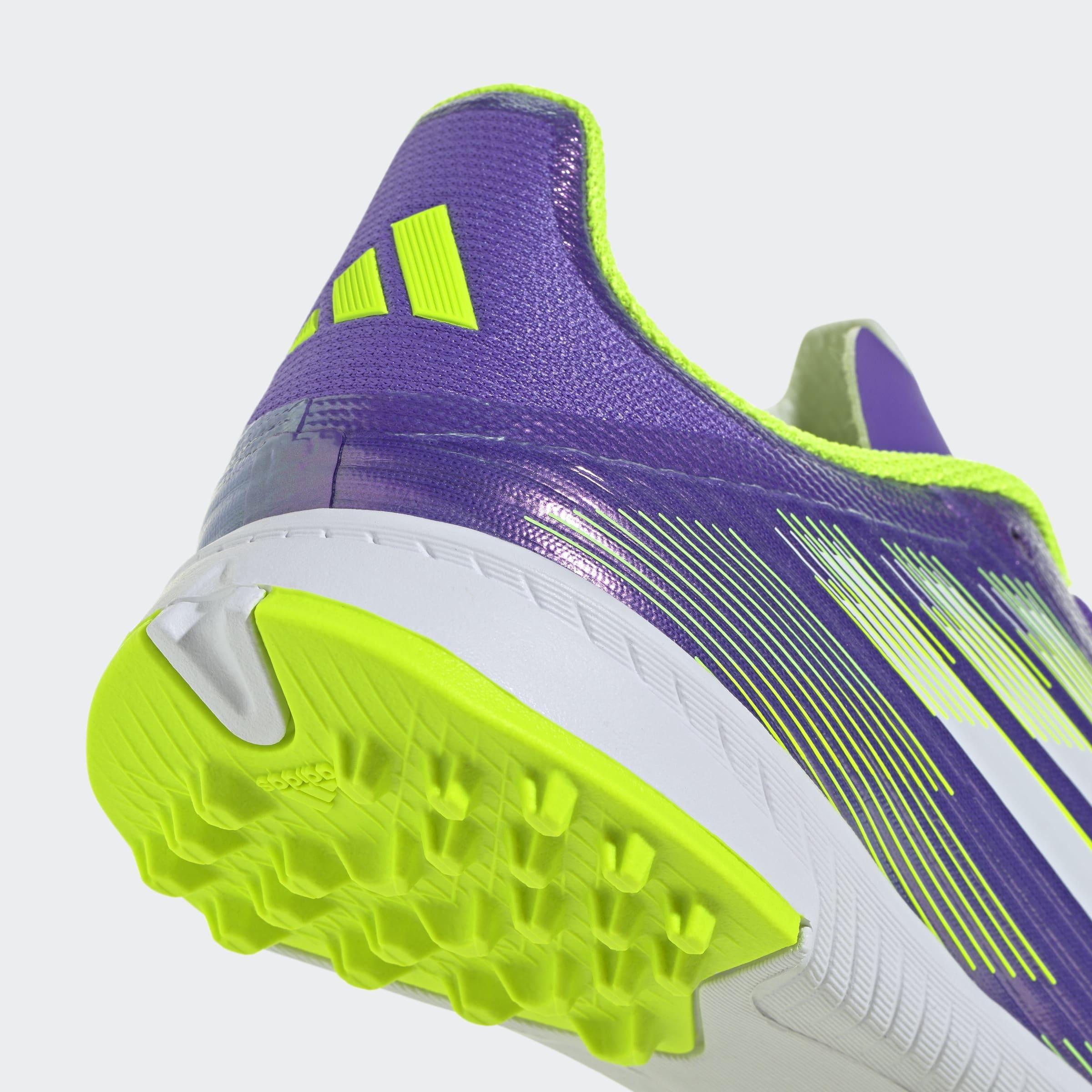 Kids Unisex F50 League Turf Boots, Purple, A901_ONE, large image number 5