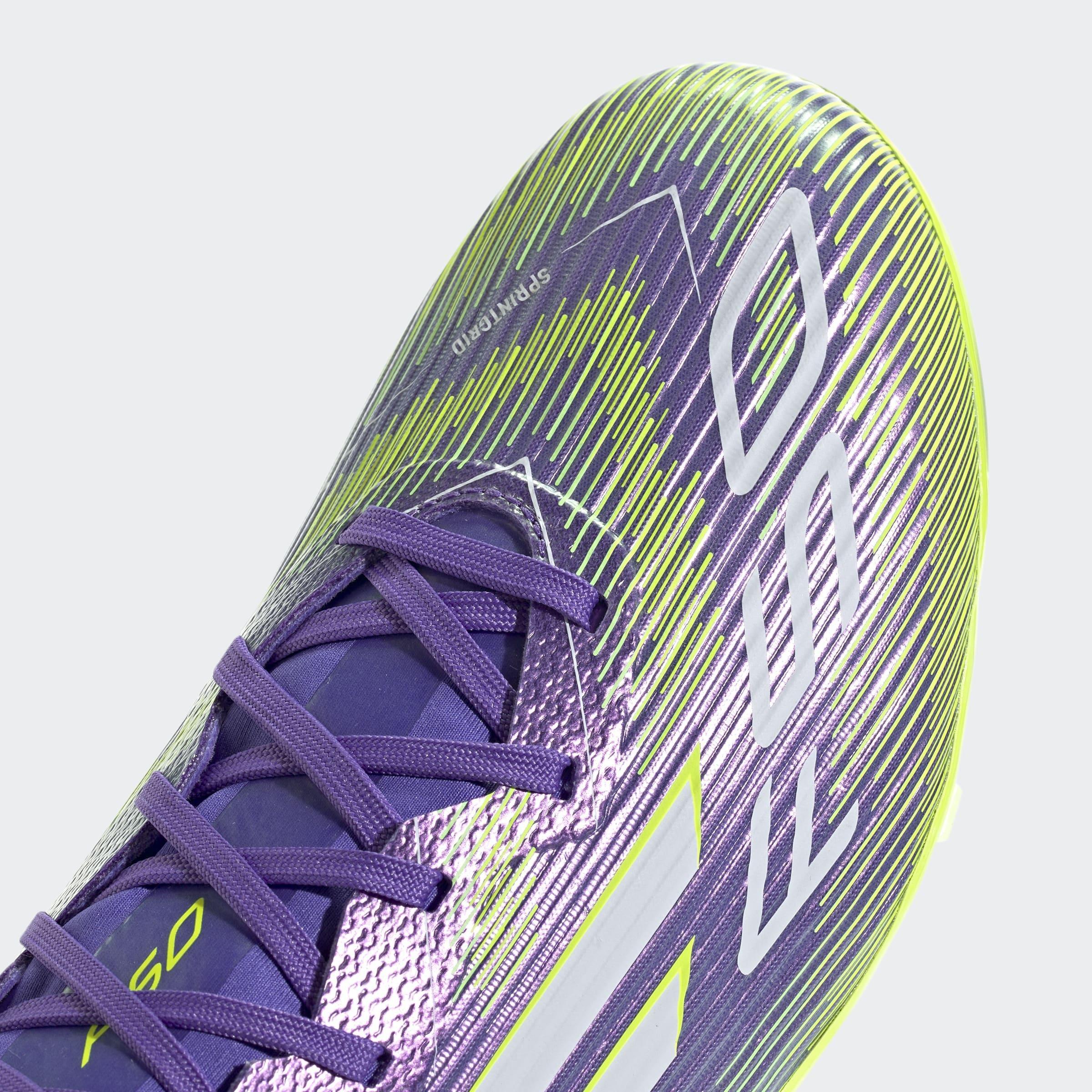 Unisex F50 League Firm/Multi-Ground Boots, Purple, A901_ONE, large image number 4