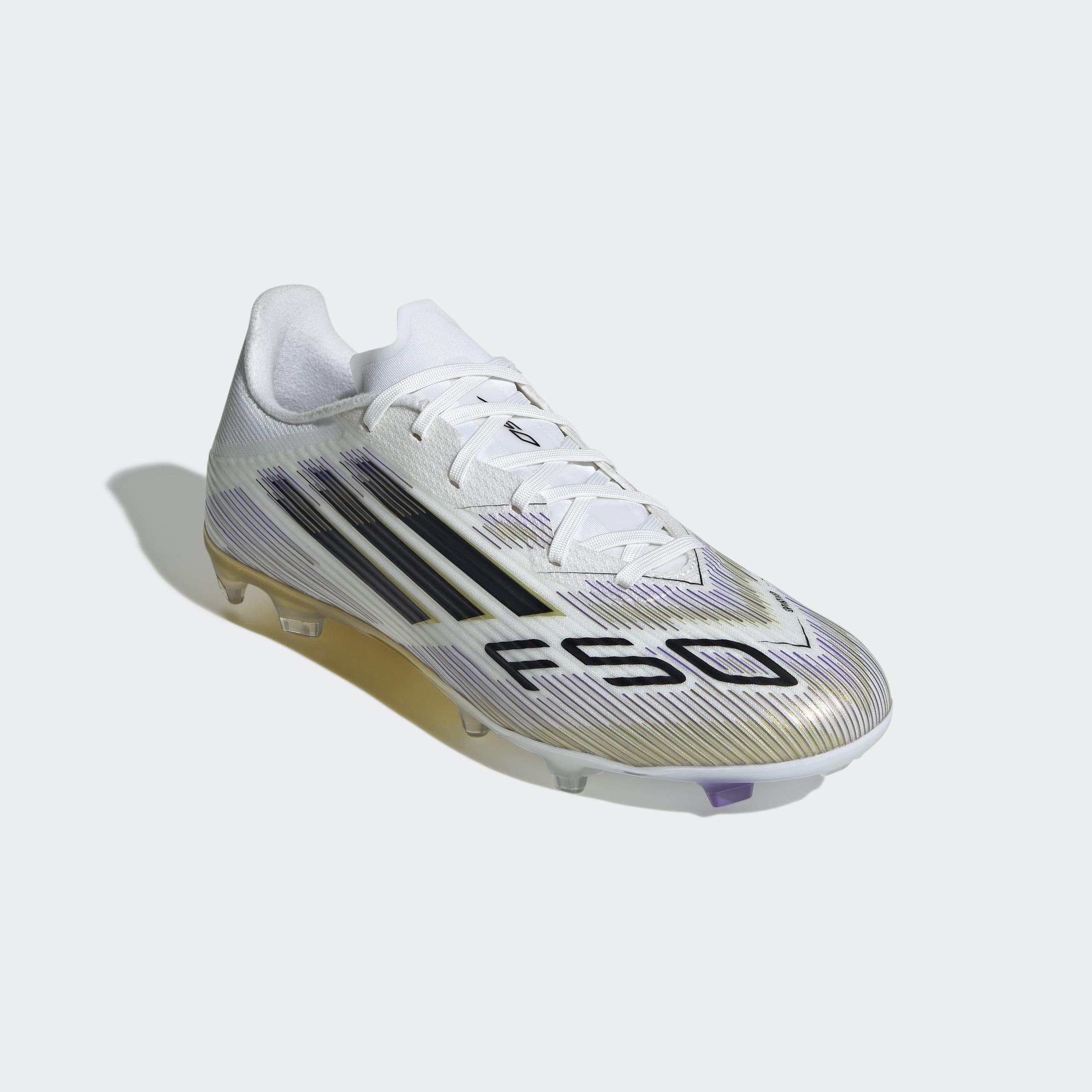 Unisex F50 League Firm/Multi-Ground Boots, White, A901_ONE, large image number 2