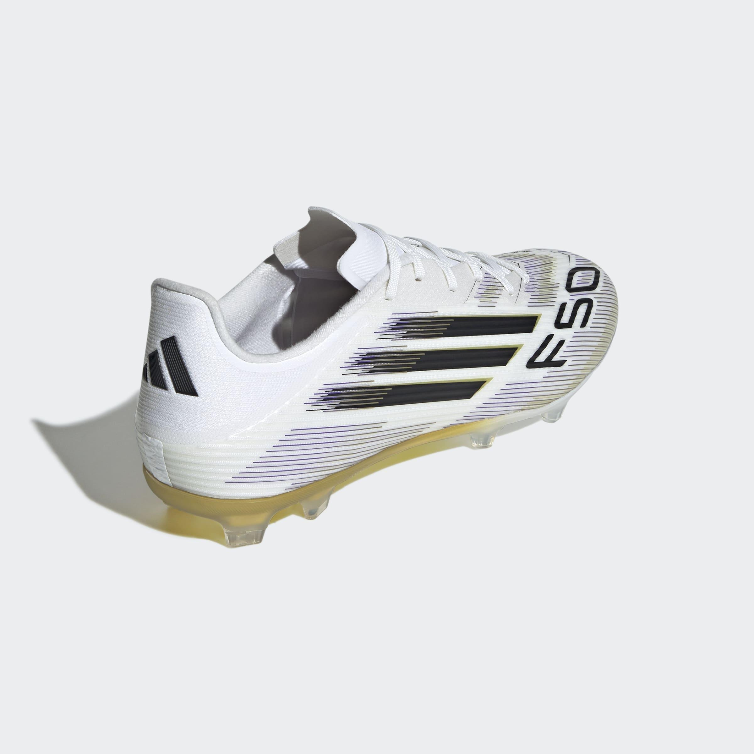 Unisex F50 League Firm/Multi-Ground Boots, White, A901_ONE, large image number 3