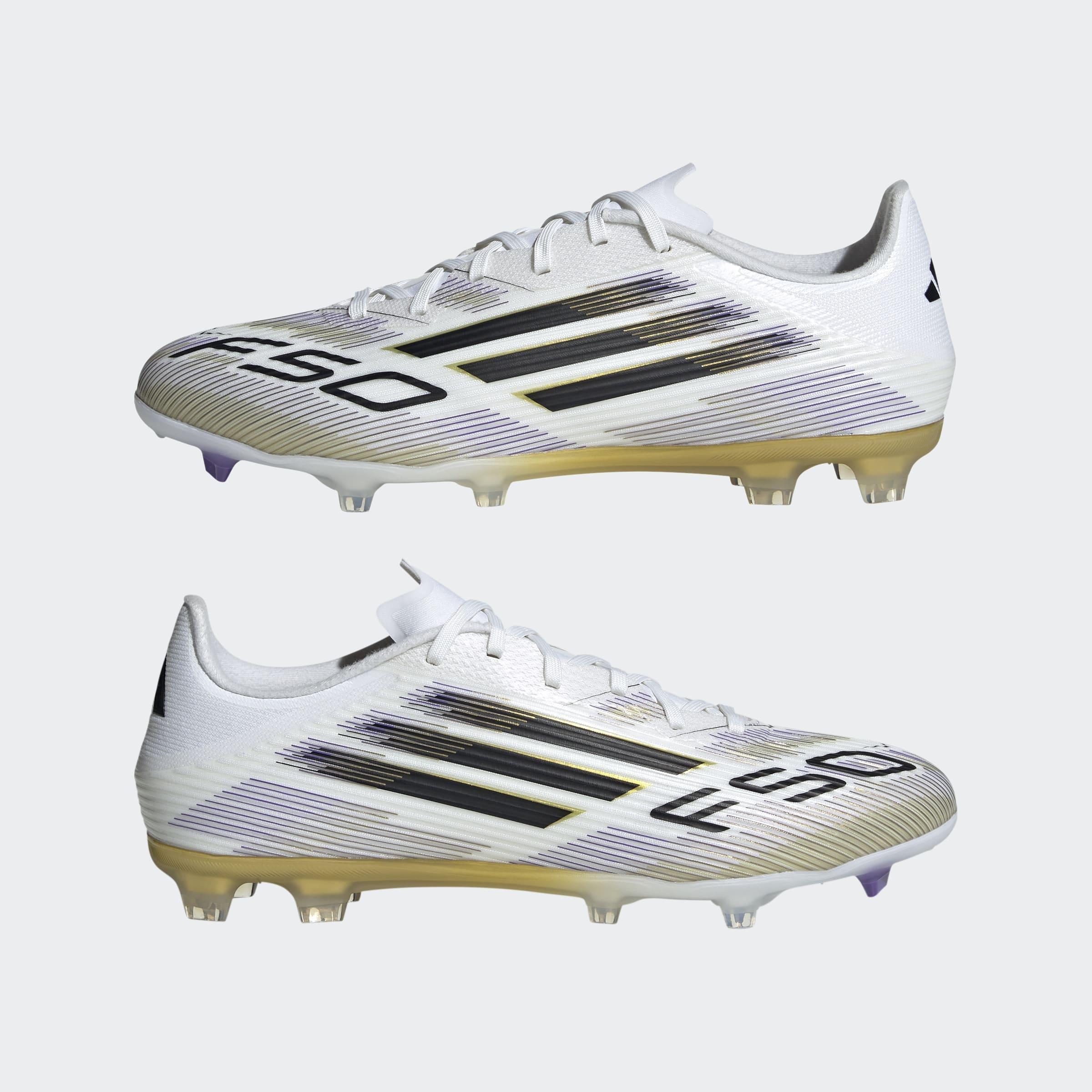 Unisex F50 League Firm/Multi-Ground Boots, White, A901_ONE, large image number 9