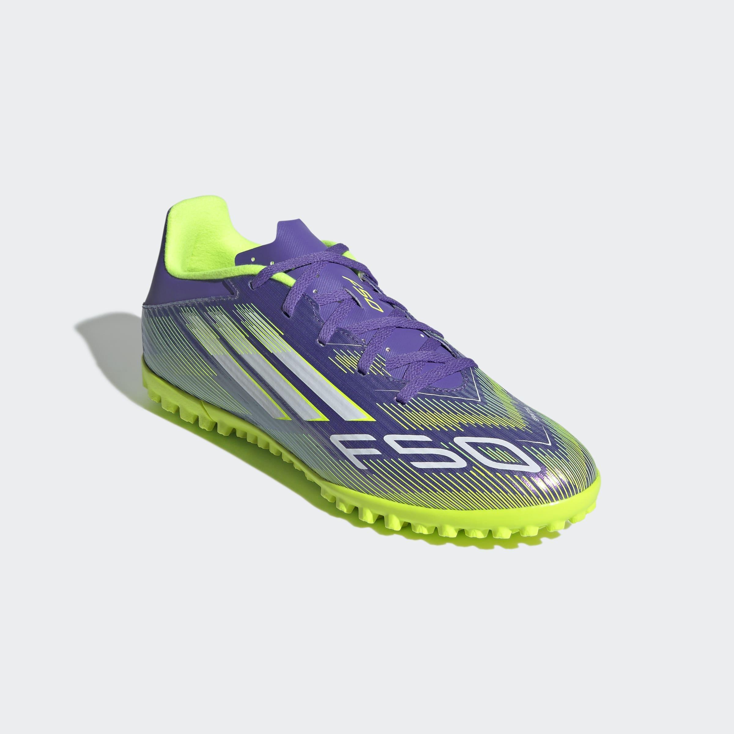 Unisex F50 Club Turf Boots, Purple, A901_ONE, large image number 2