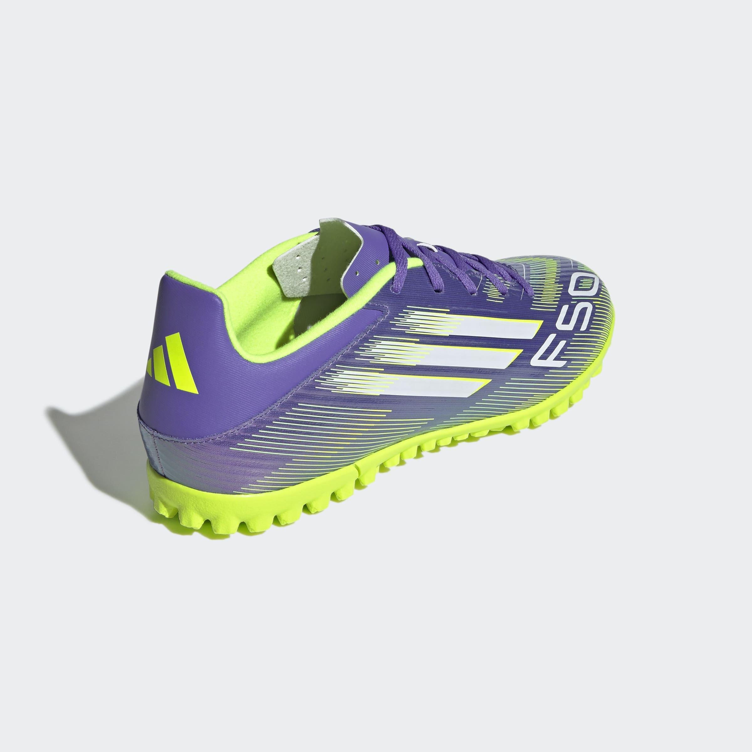 Unisex F50 Club Turf Boots, Purple, A901_ONE, large image number 3