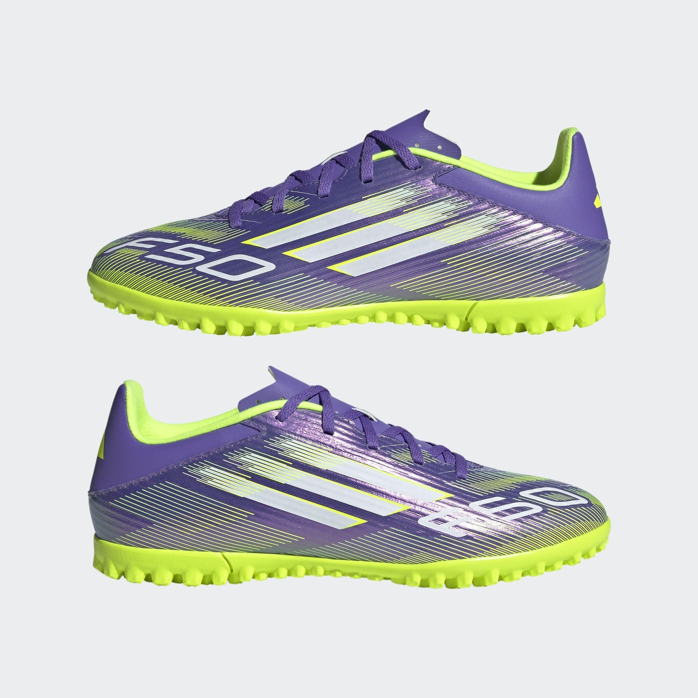 Unisex F50 Club Turf Boots, Purple, A901_ONE, large image number 7