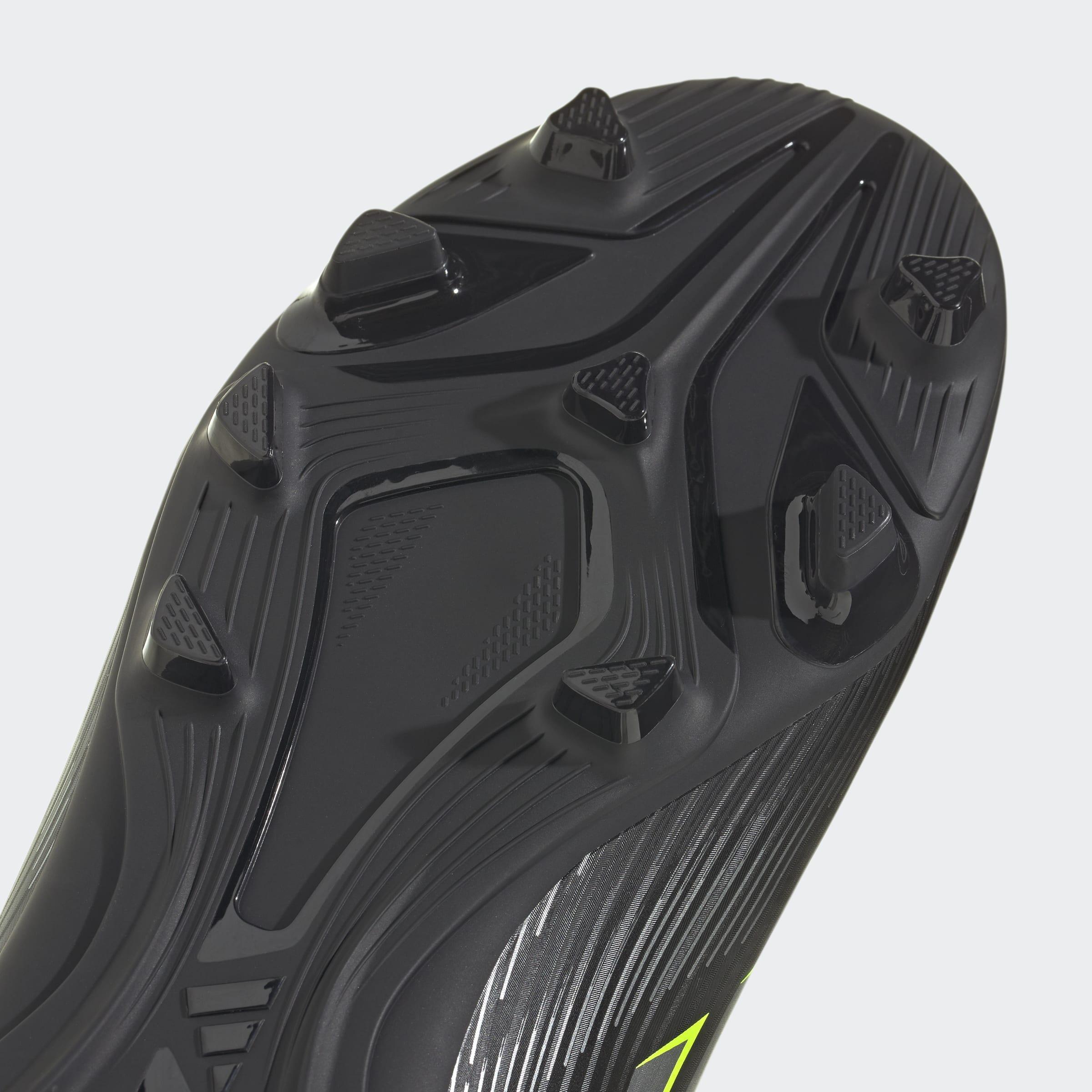 Kids Unisex F50 Club Hook-And-Loop Firm/Multi-Ground Boots, Black, A901_ONE, large image number 4