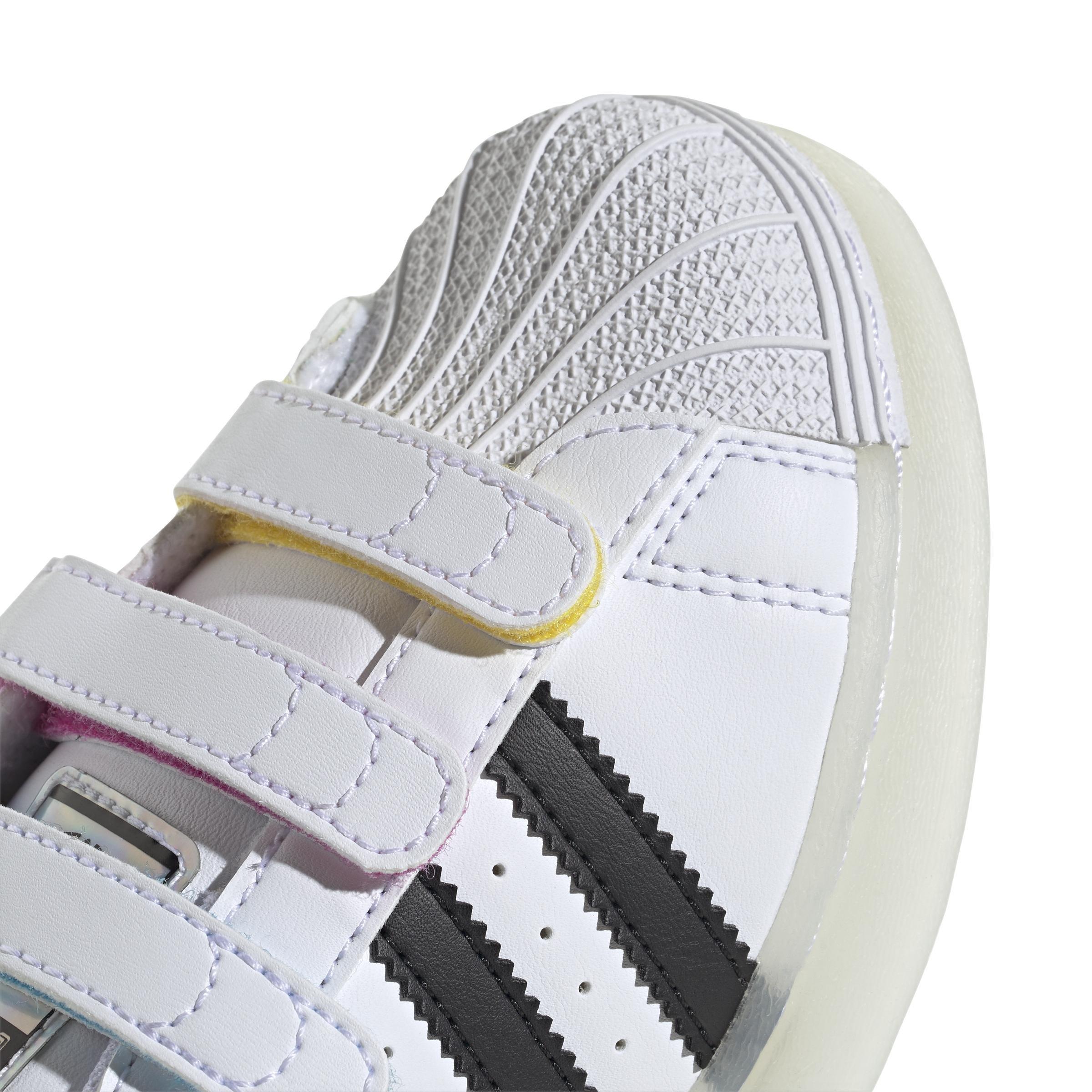 Kids Unisex Superstar Led Lights Comfort Closure Shoes, White, A901_ONE, large image number 10