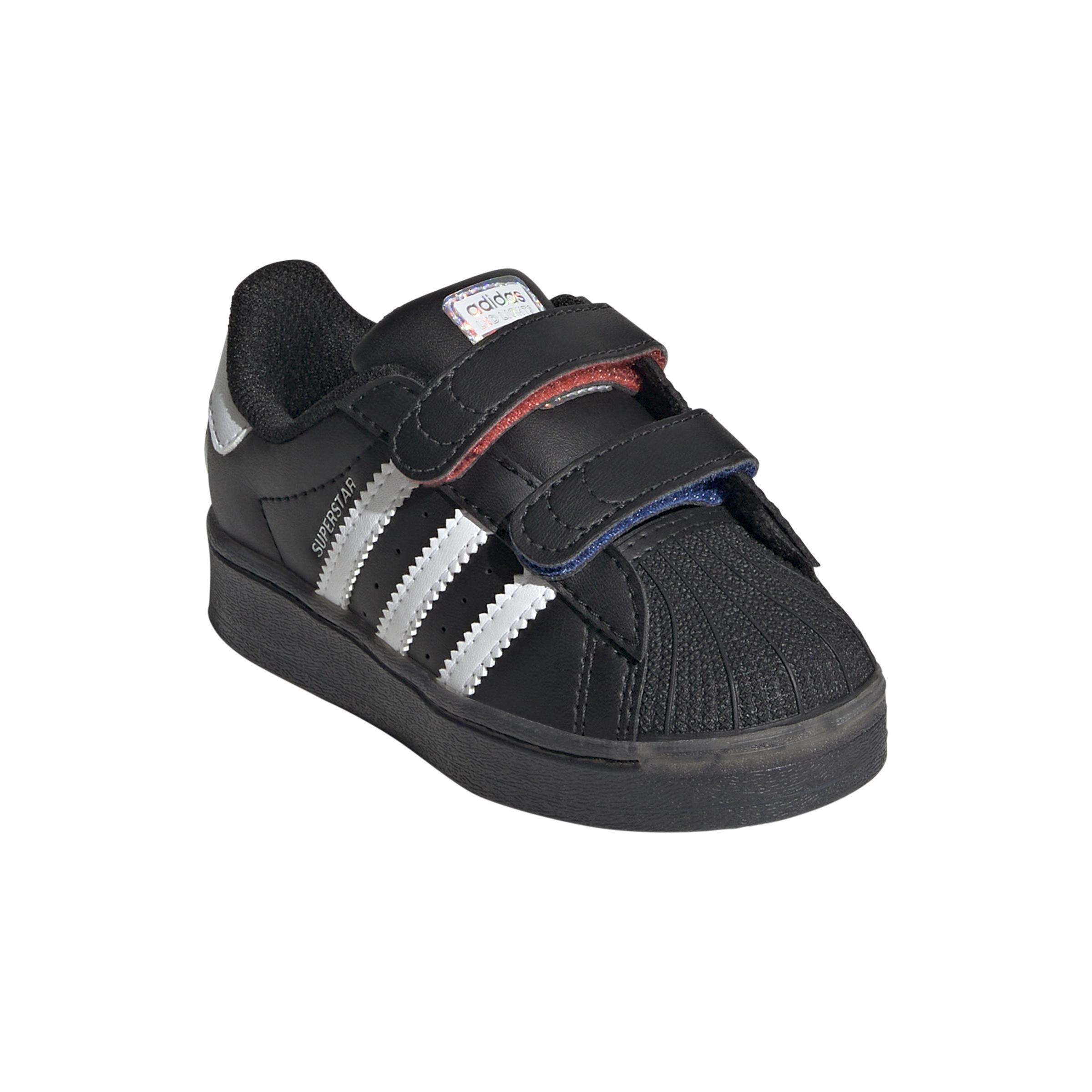 Kids Unisex Superstar Led Lights Comfort Closure Shoes, Black, A901_ONE, large image number 4