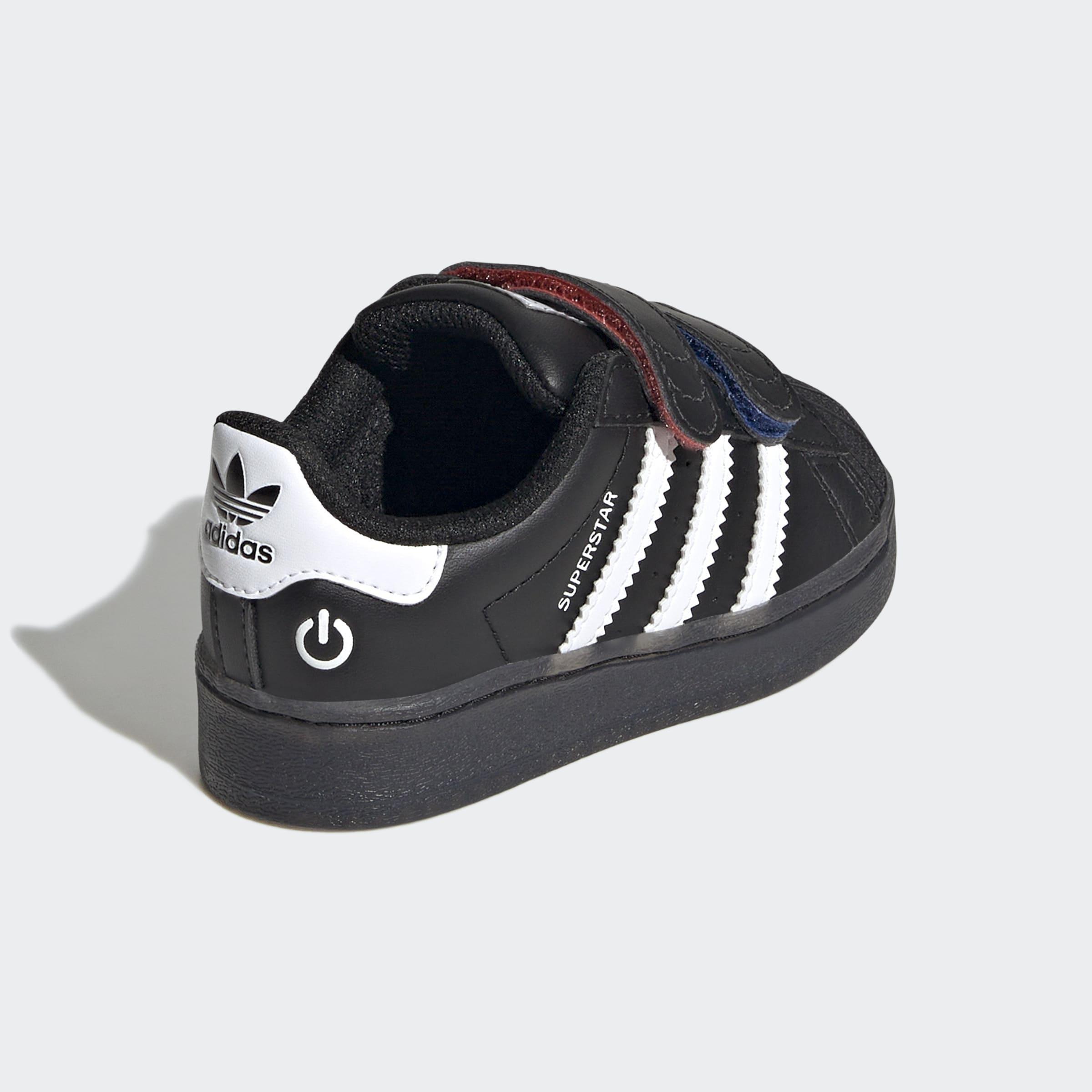 Kids Unisex Superstar Led Lights Comfort Closure Shoes, Black, A901_ONE, large image number 9