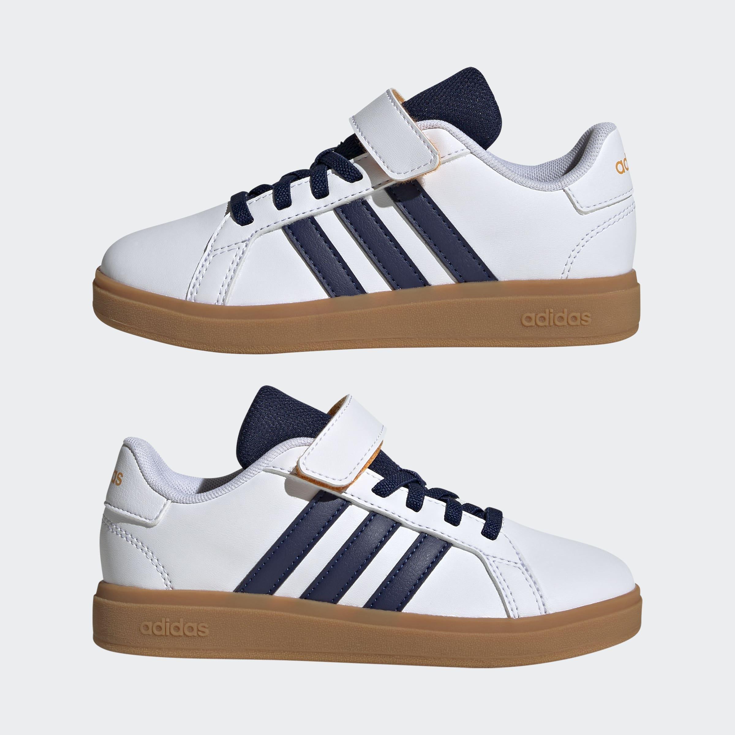 Kids Unisex Grand Court 2.0 Shoes, White, A901_ONE, large image number 7