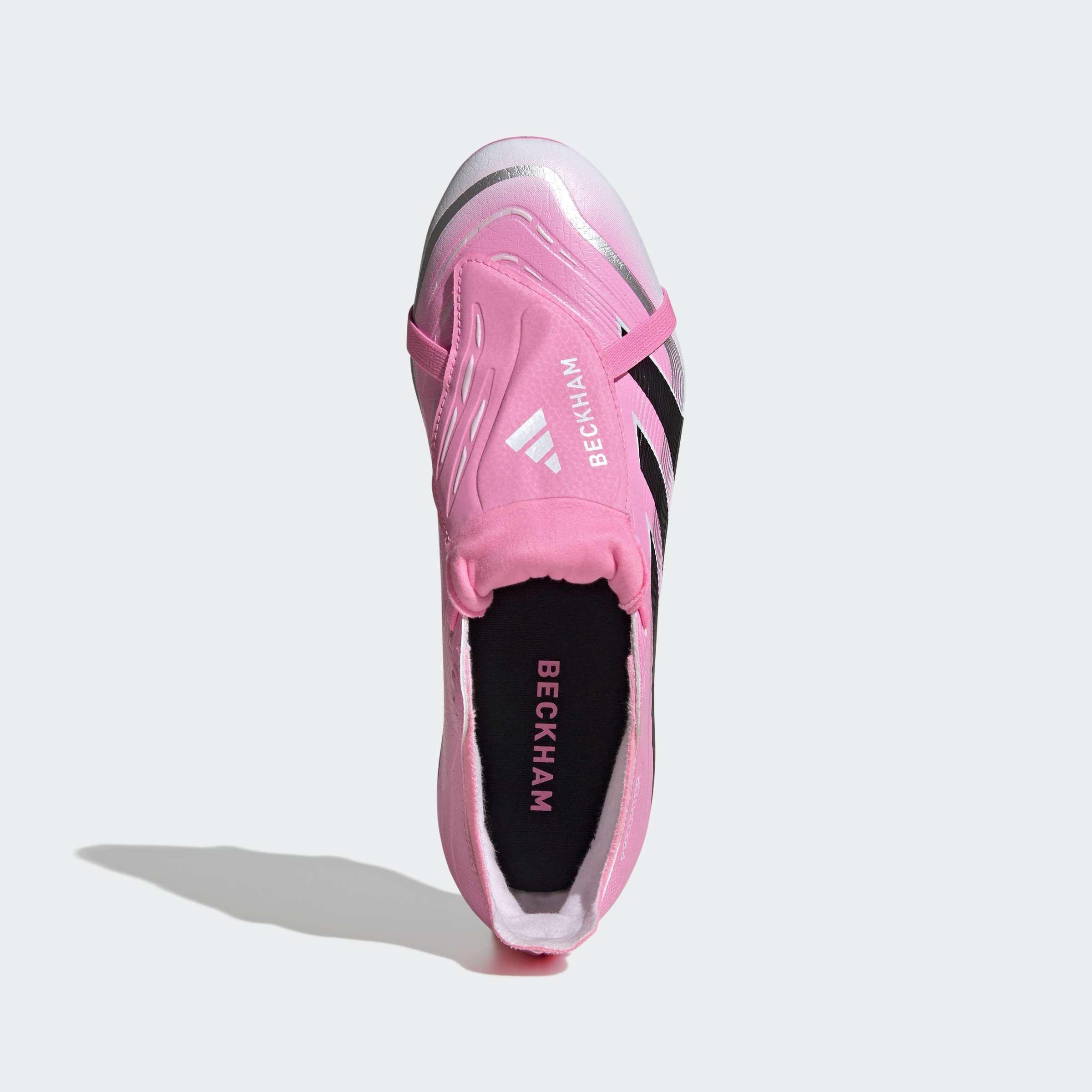 Unisex Predator League Fold-Over Tongue Firm/Multi-Ground Boots, Pink, A901_ONE, large image number 1