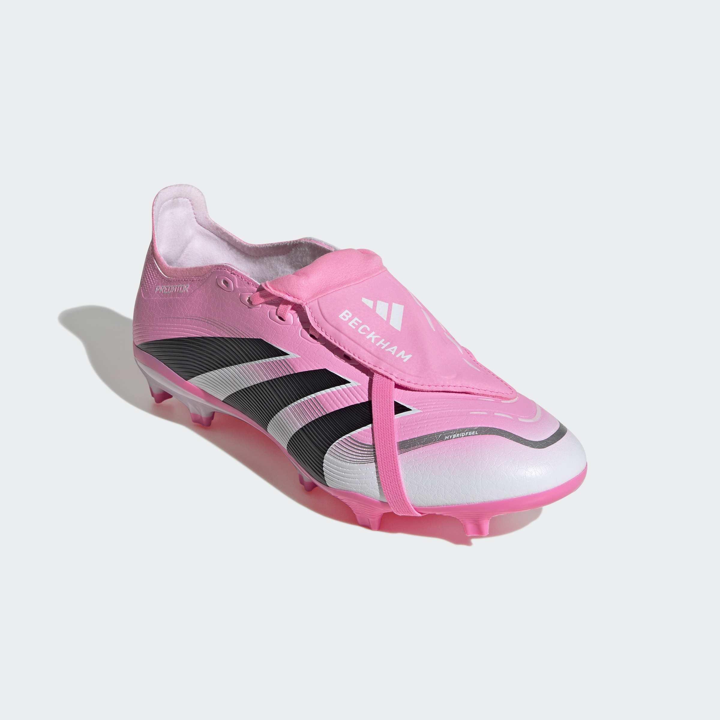 Unisex Predator League Fold-Over Tongue Firm/Multi-Ground Boots, Pink, A901_ONE, large image number 2