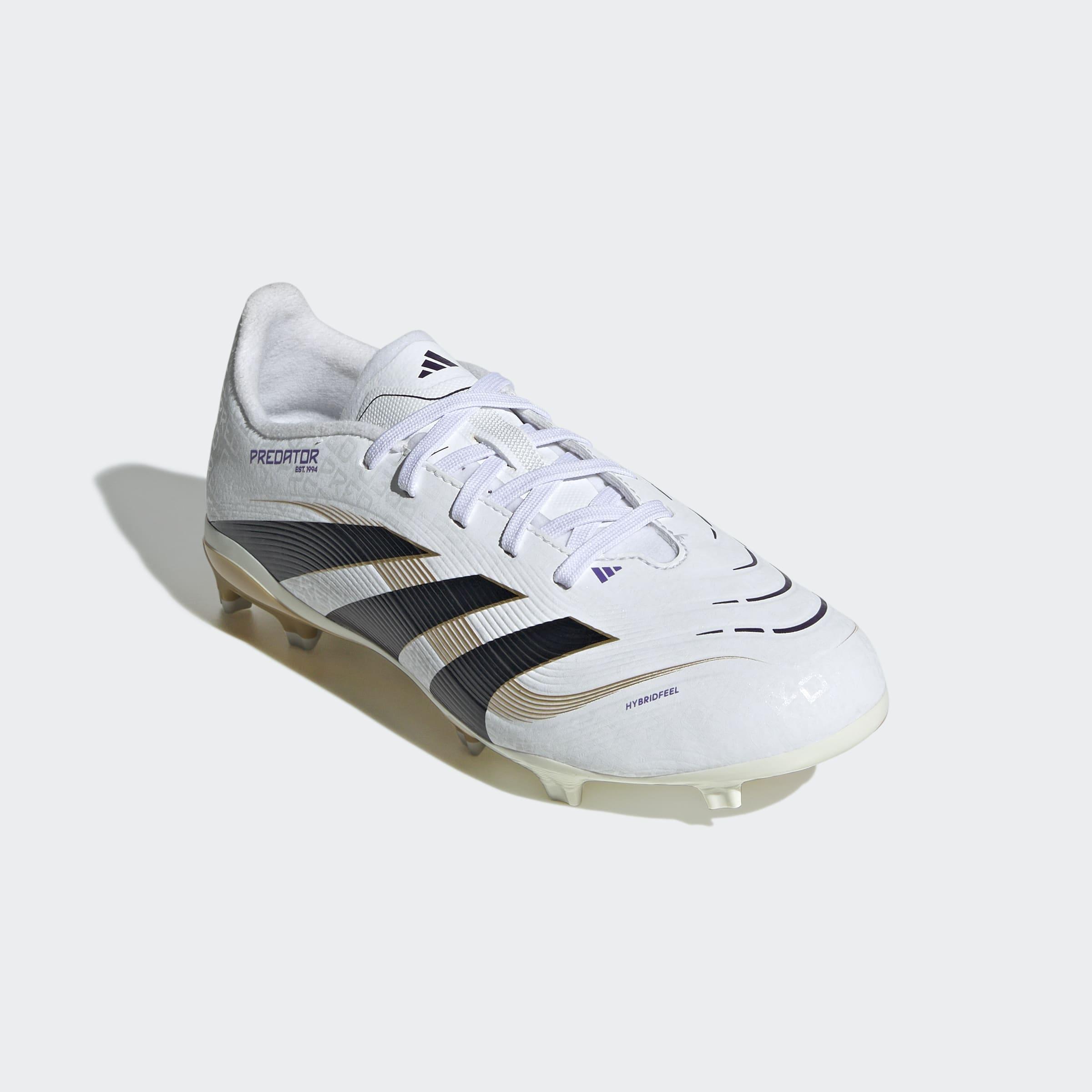 Kids Unisex Predator League Firm/Multi-Ground Boots, White, A901_ONE, large image number 2