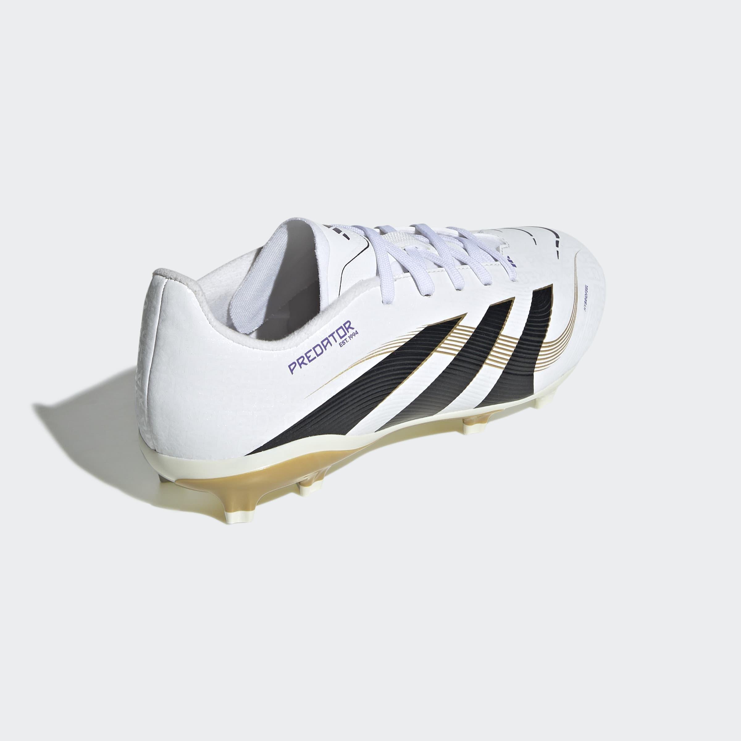 Kids Unisex Predator League Firm/Multi-Ground Boots, White, A901_ONE, large image number 3