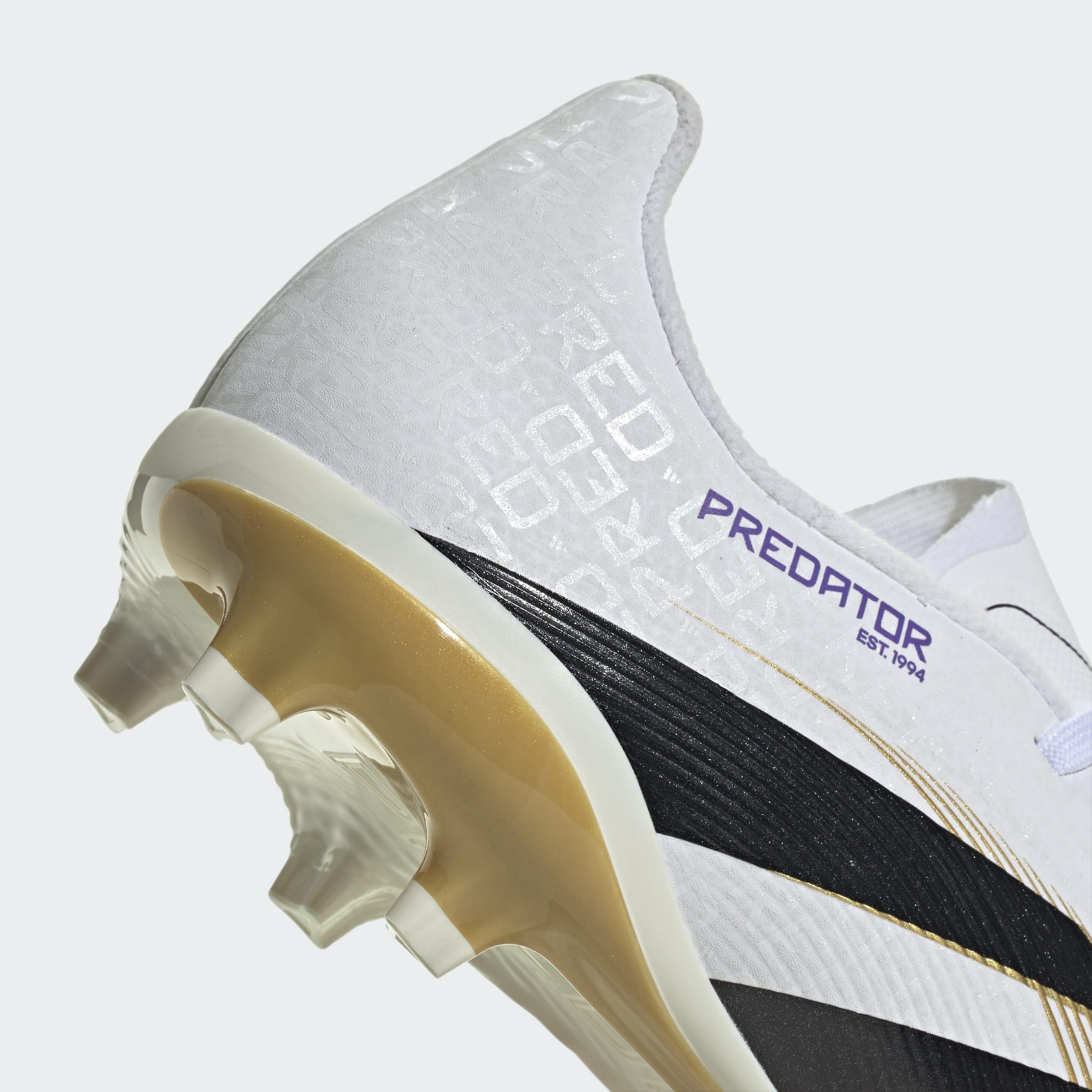 Kids Unisex Predator League Firm/Multi-Ground Boots, White, A901_ONE, large image number 5