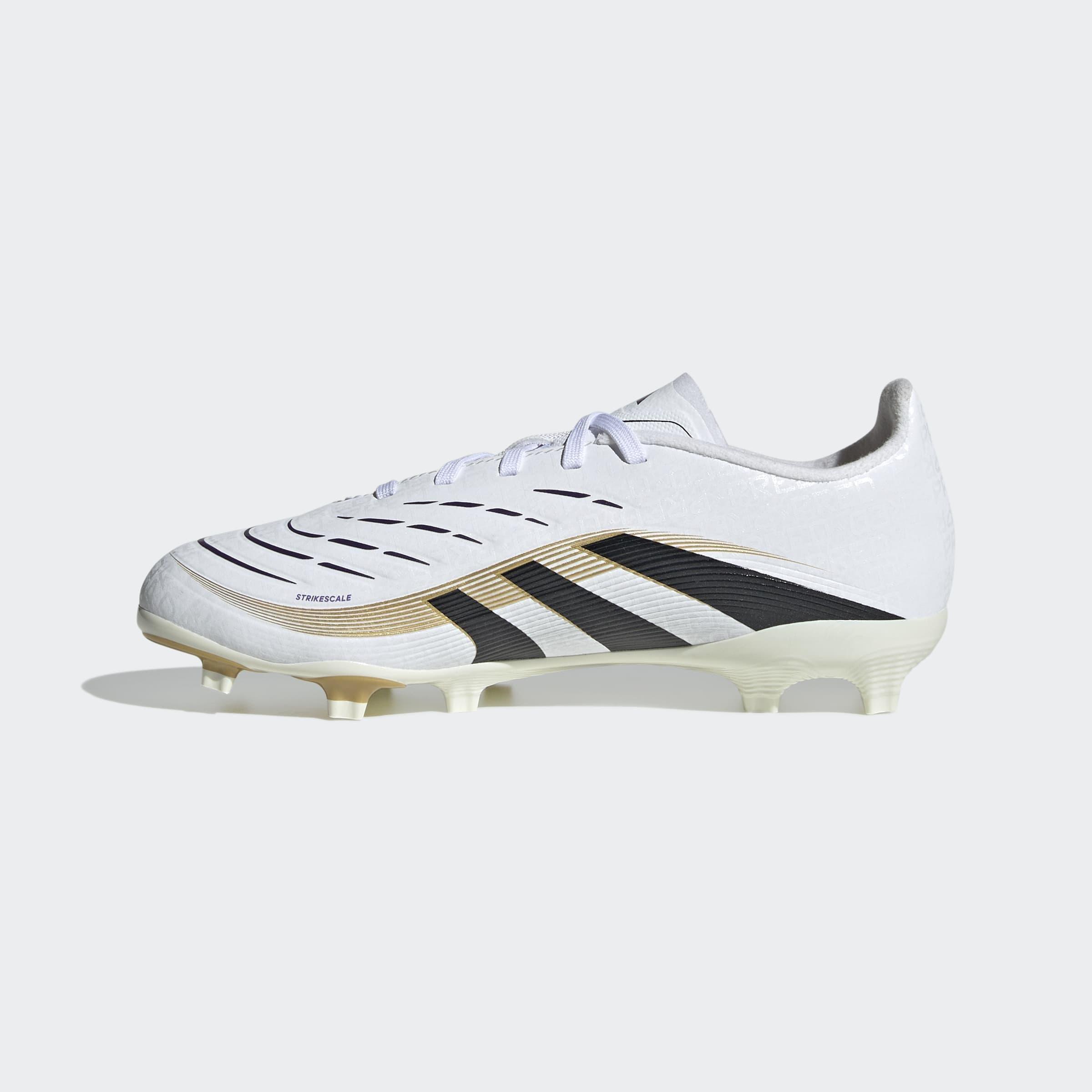 Kids Unisex Predator League Firm/Multi-Ground Boots, White, A901_ONE, large image number 6