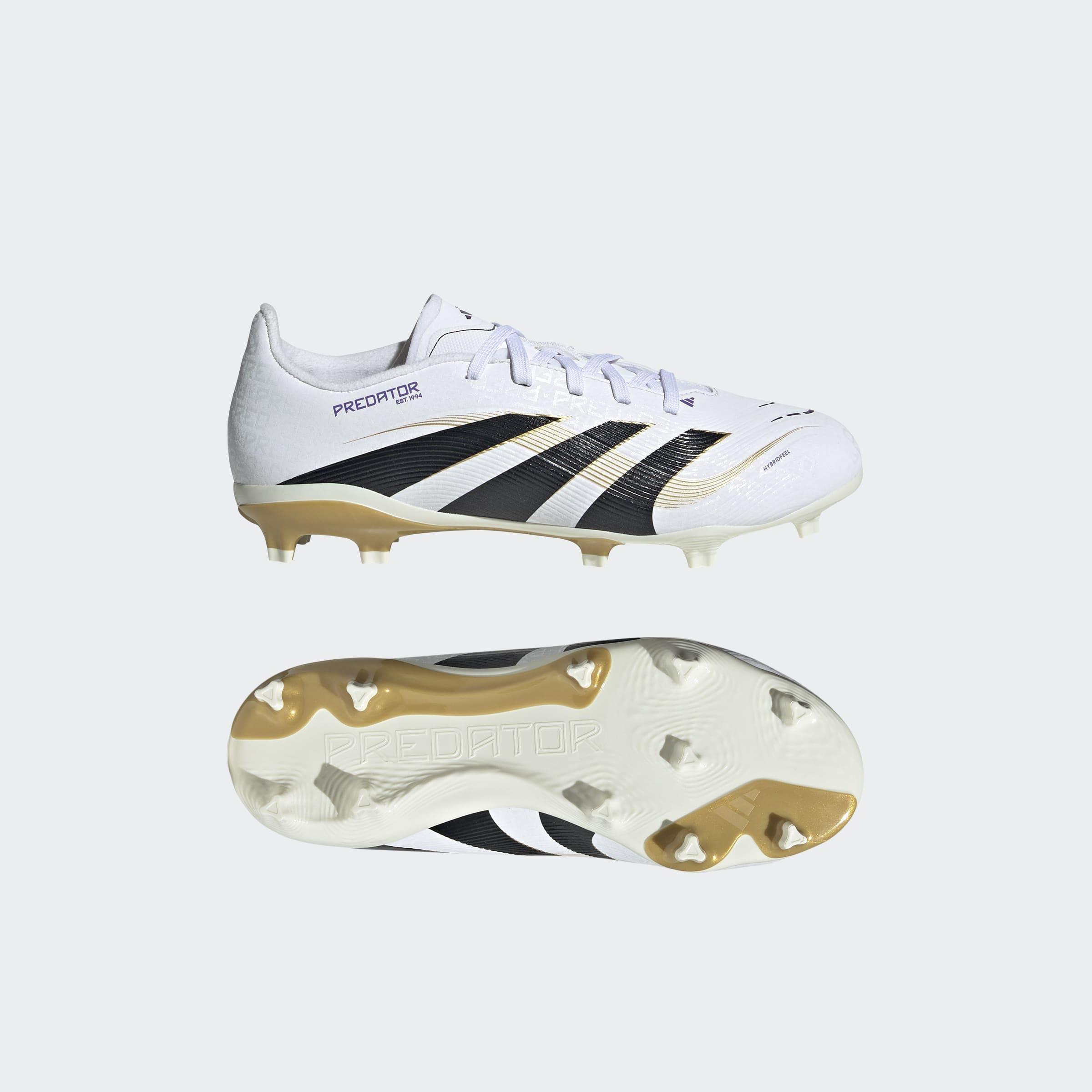 Kids Unisex Predator League Firm/Multi-Ground Boots, White, A901_ONE, large image number 7