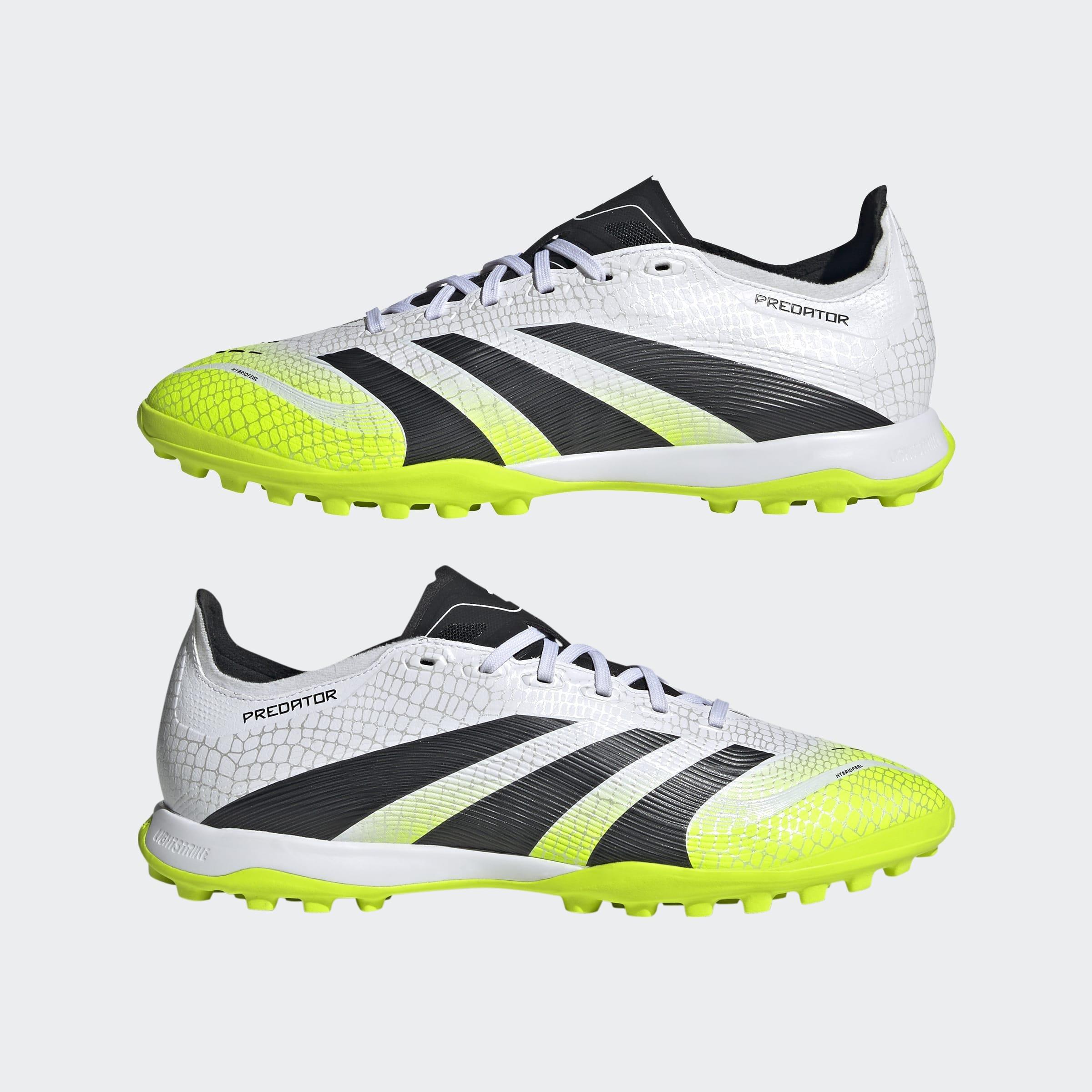 Unisex Predator League Turf Boots, White, A901_ONE, large image number 6