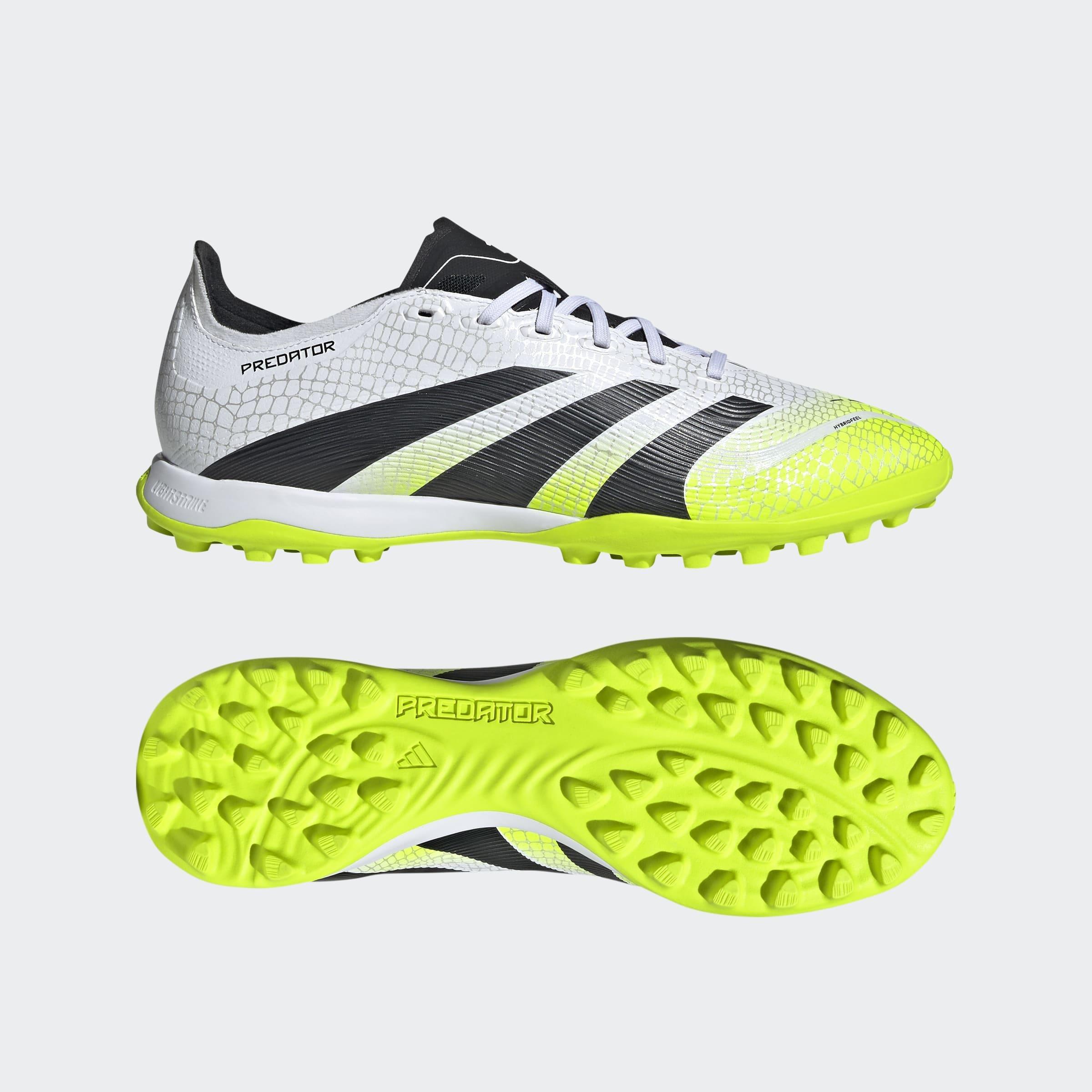 Unisex Predator League Turf Boots, White, A901_ONE, large image number 8