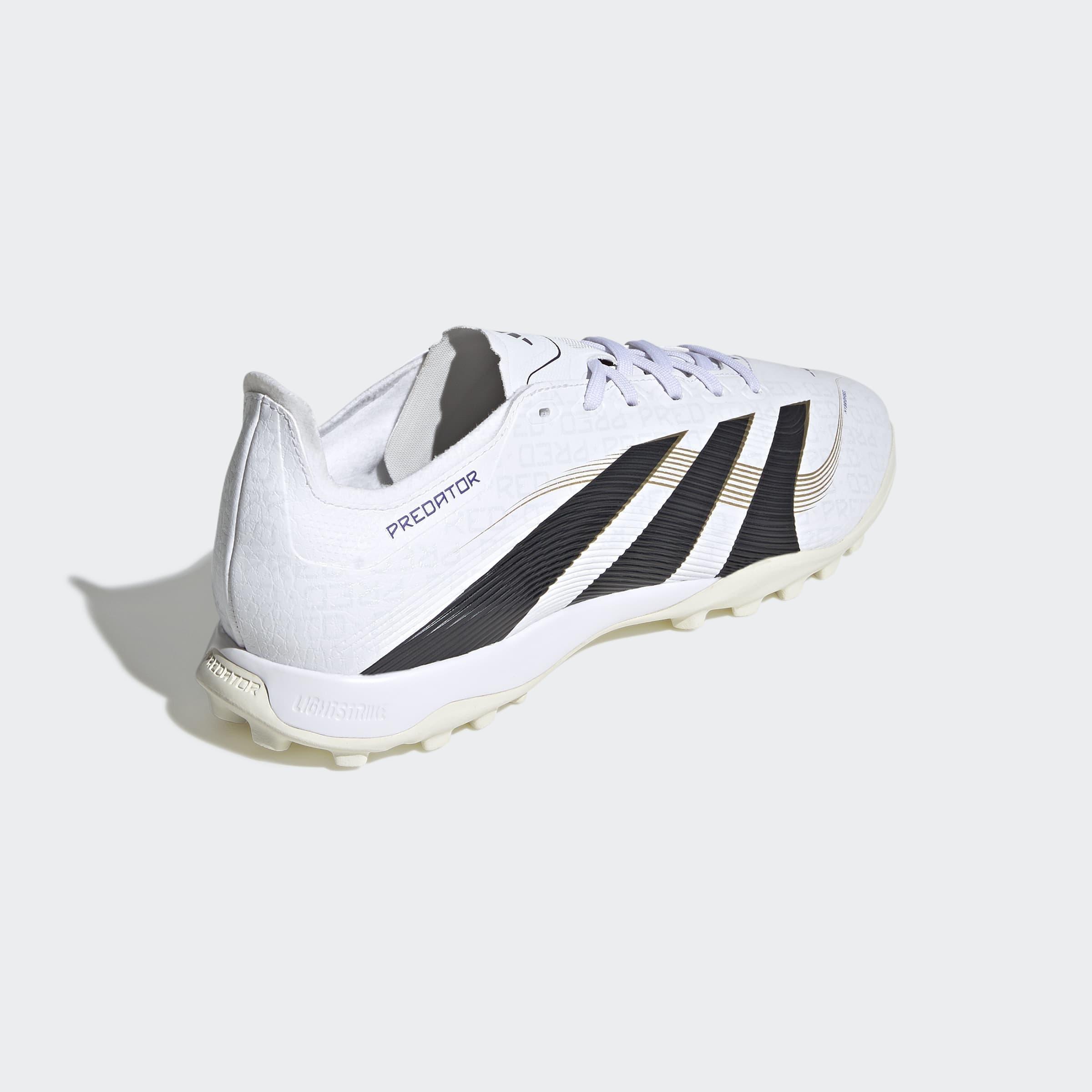 Unisex Predator League Turf Boots, White, A901_ONE, large image number 3
