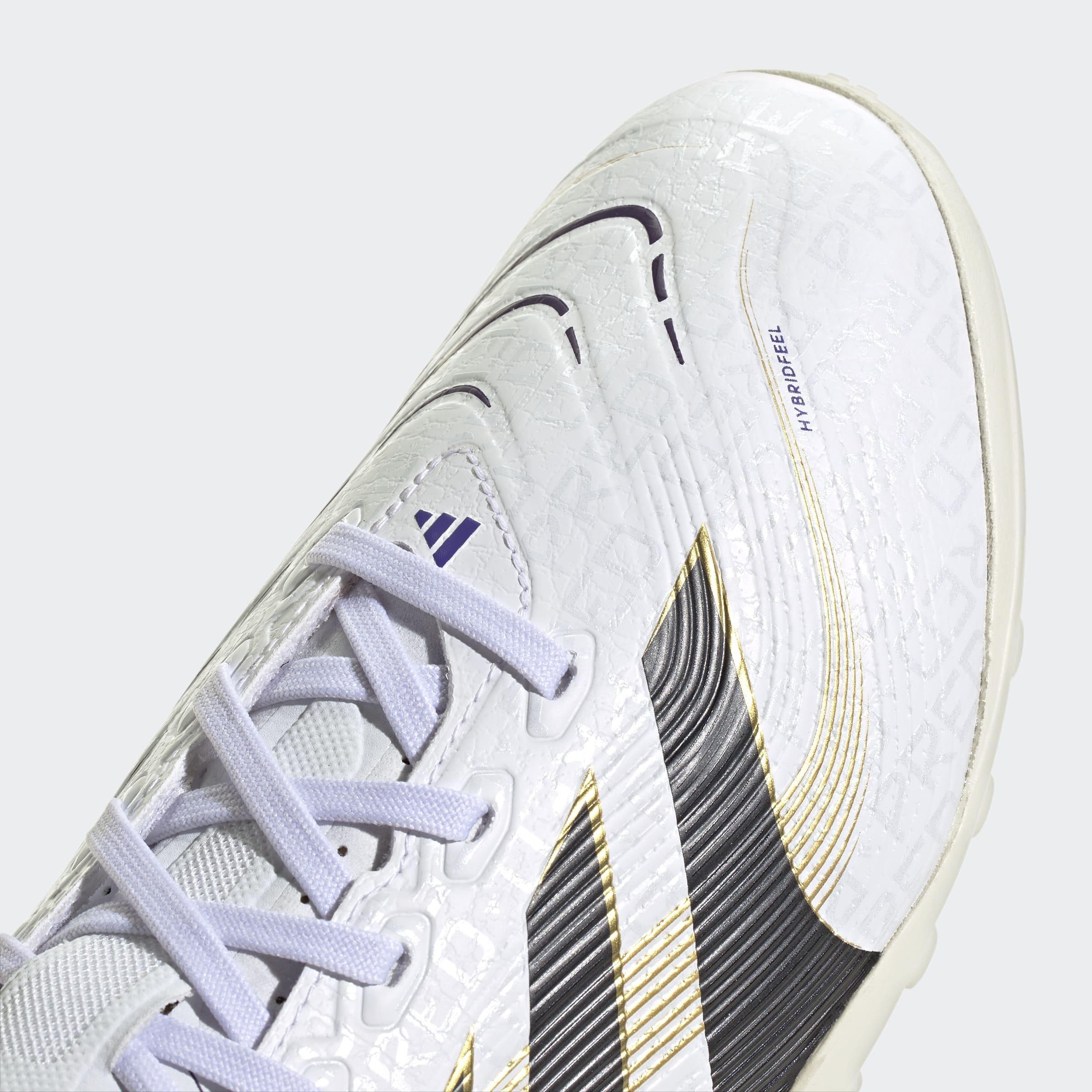 Unisex Predator League Turf Boots, White, A901_ONE, large image number 4