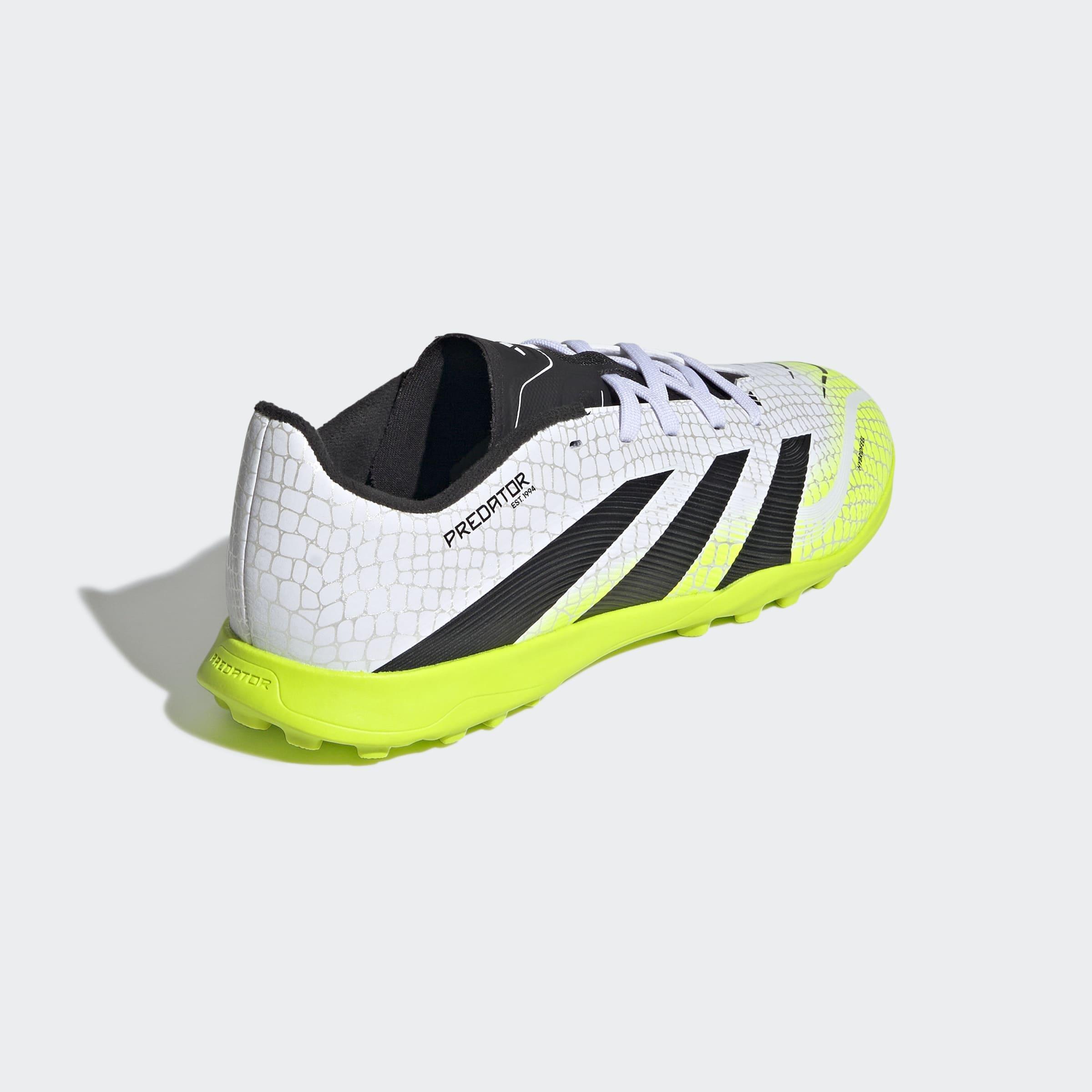 Kids Unisex Predator League Turf Boots, White, A901_ONE, large image number 3