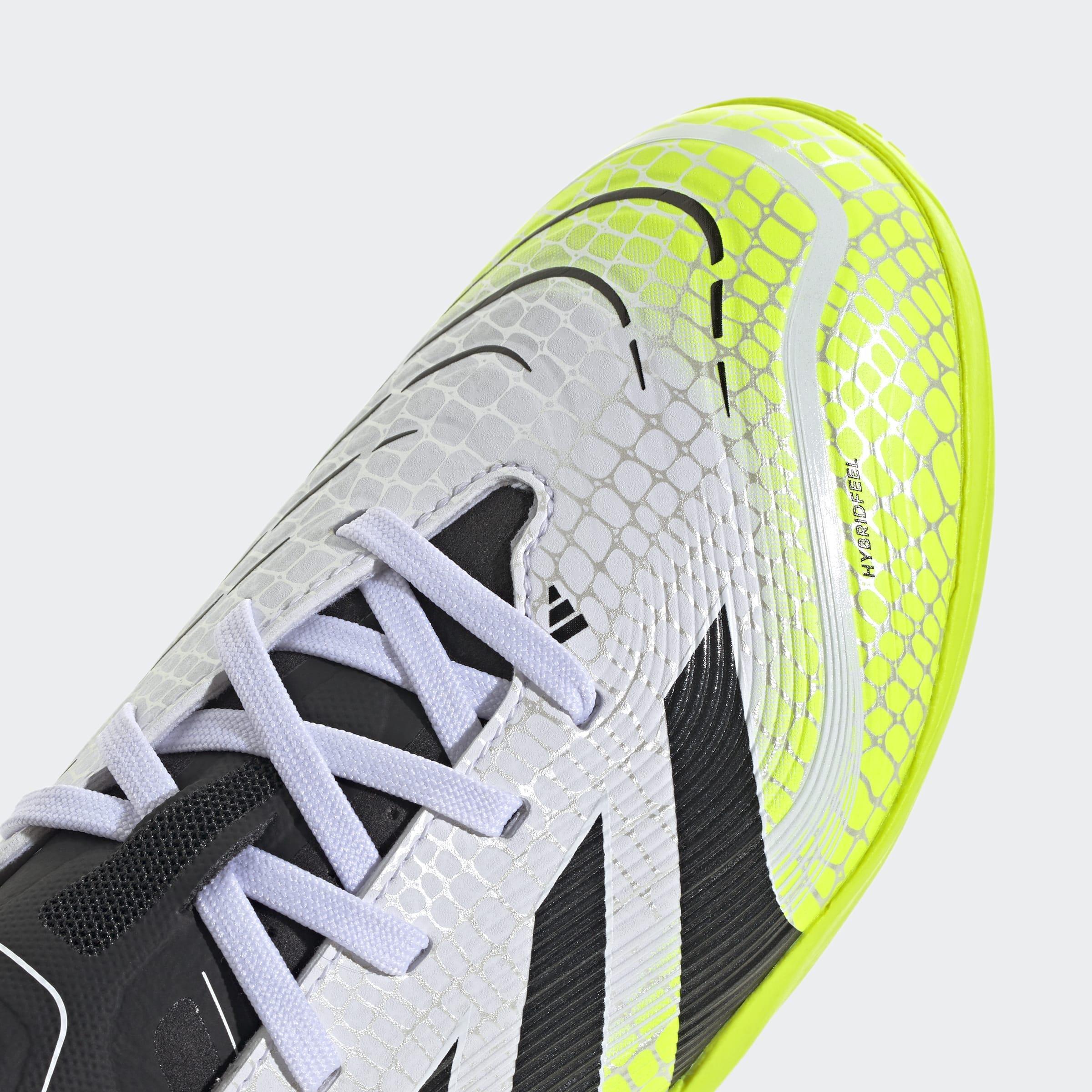 Kids Unisex Predator League Turf Boots, White, A901_ONE, large image number 5