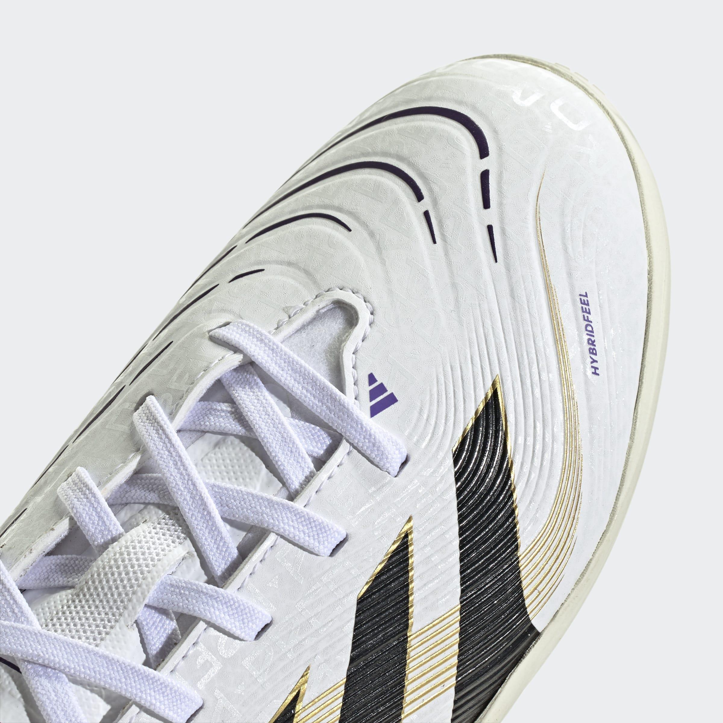 Kids Unisex Predator League Turf Boots, White, A901_ONE, large image number 5