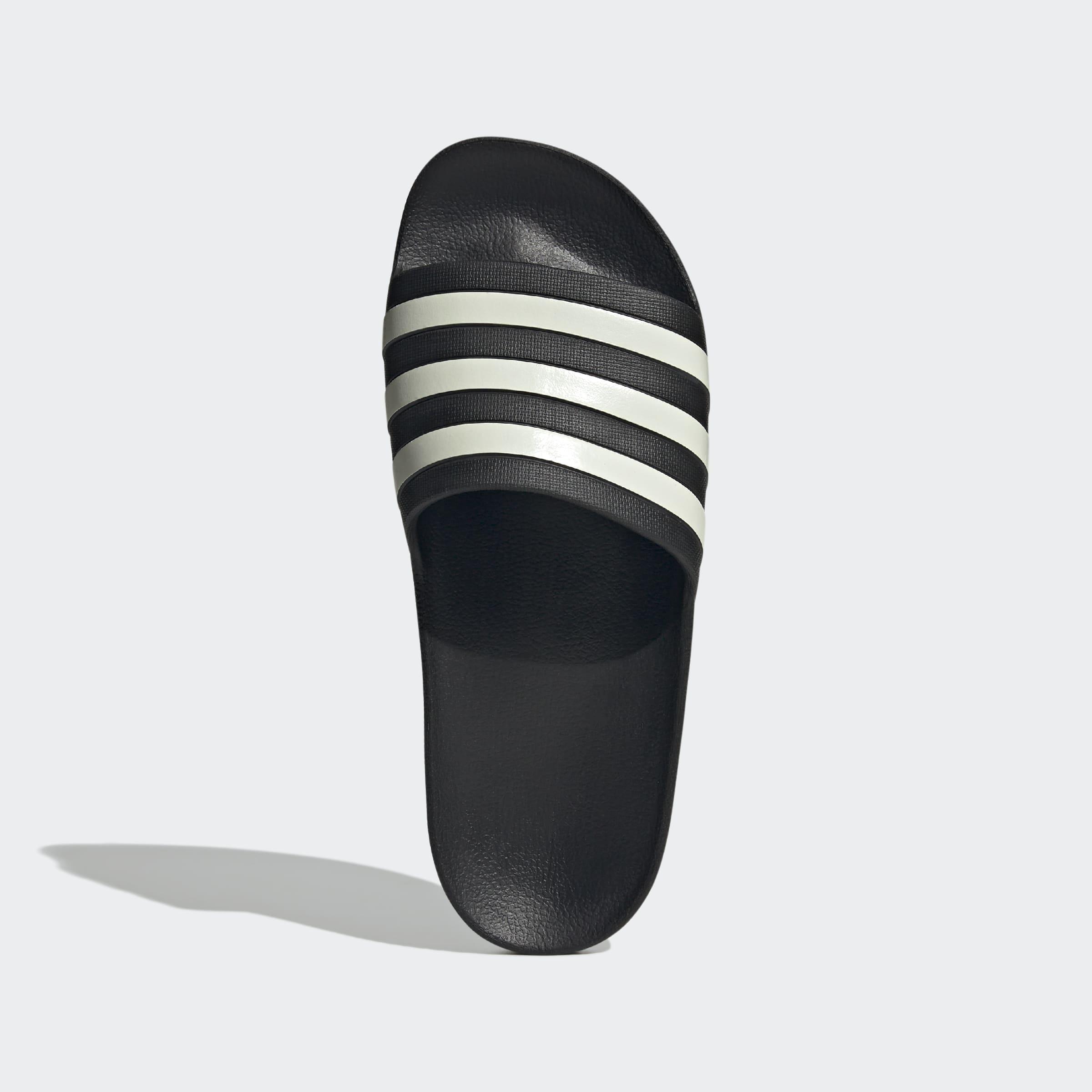 Unisex Adilette Aqua Slides, Black