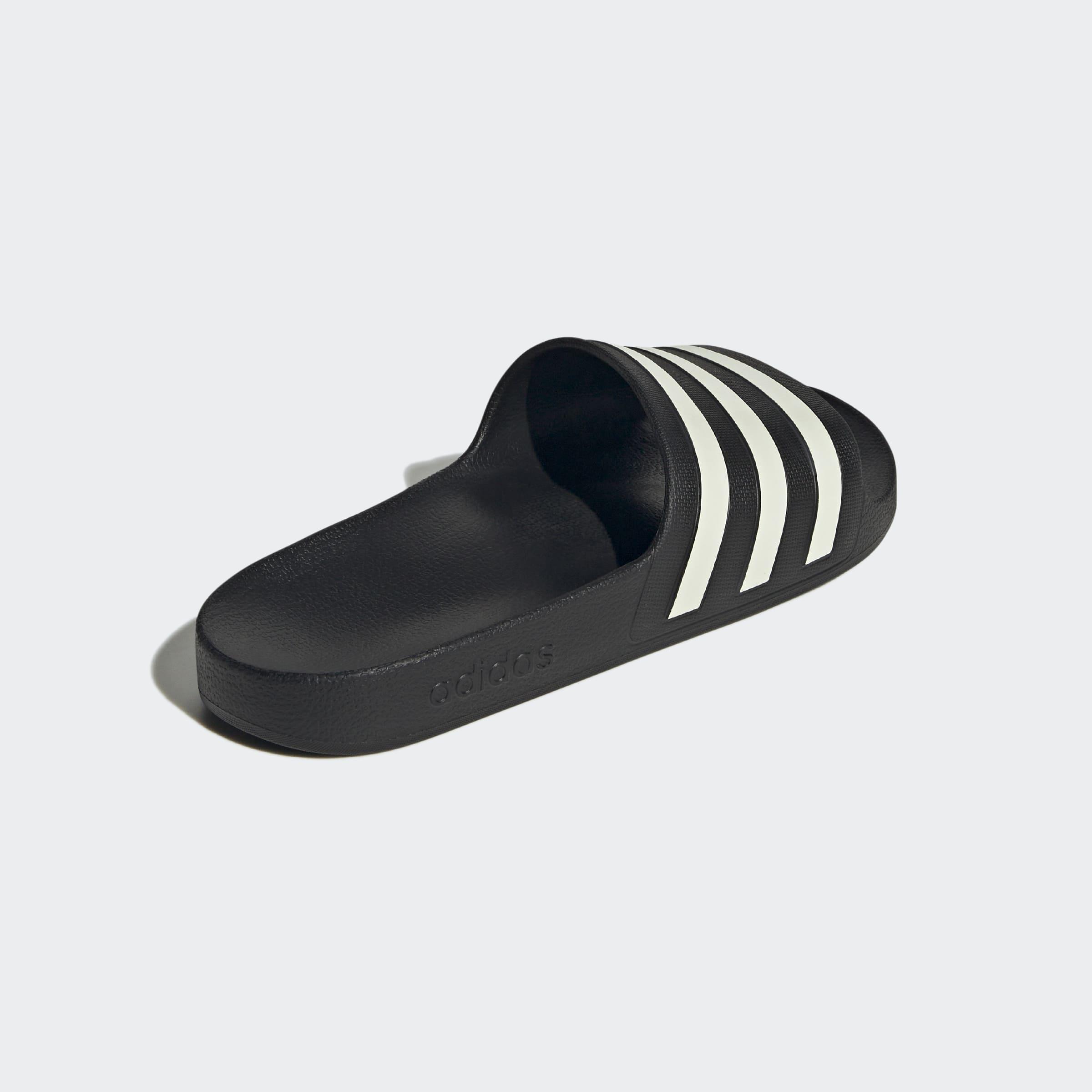 Unisex Adilette Aqua Slides, Black, A901_ONE, large image number 3
