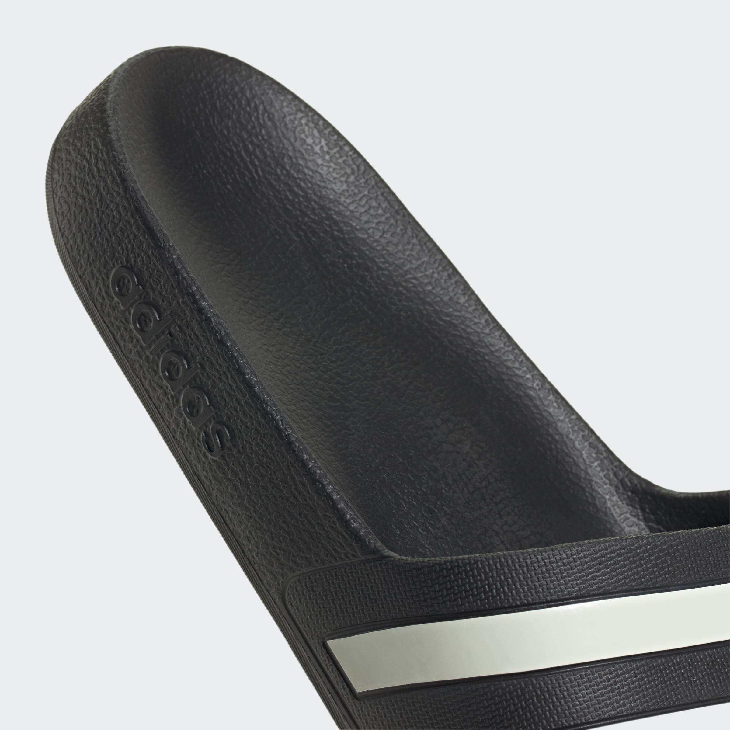 Unisex Adilette Aqua Slides, Black, A901_ONE, large image number 4