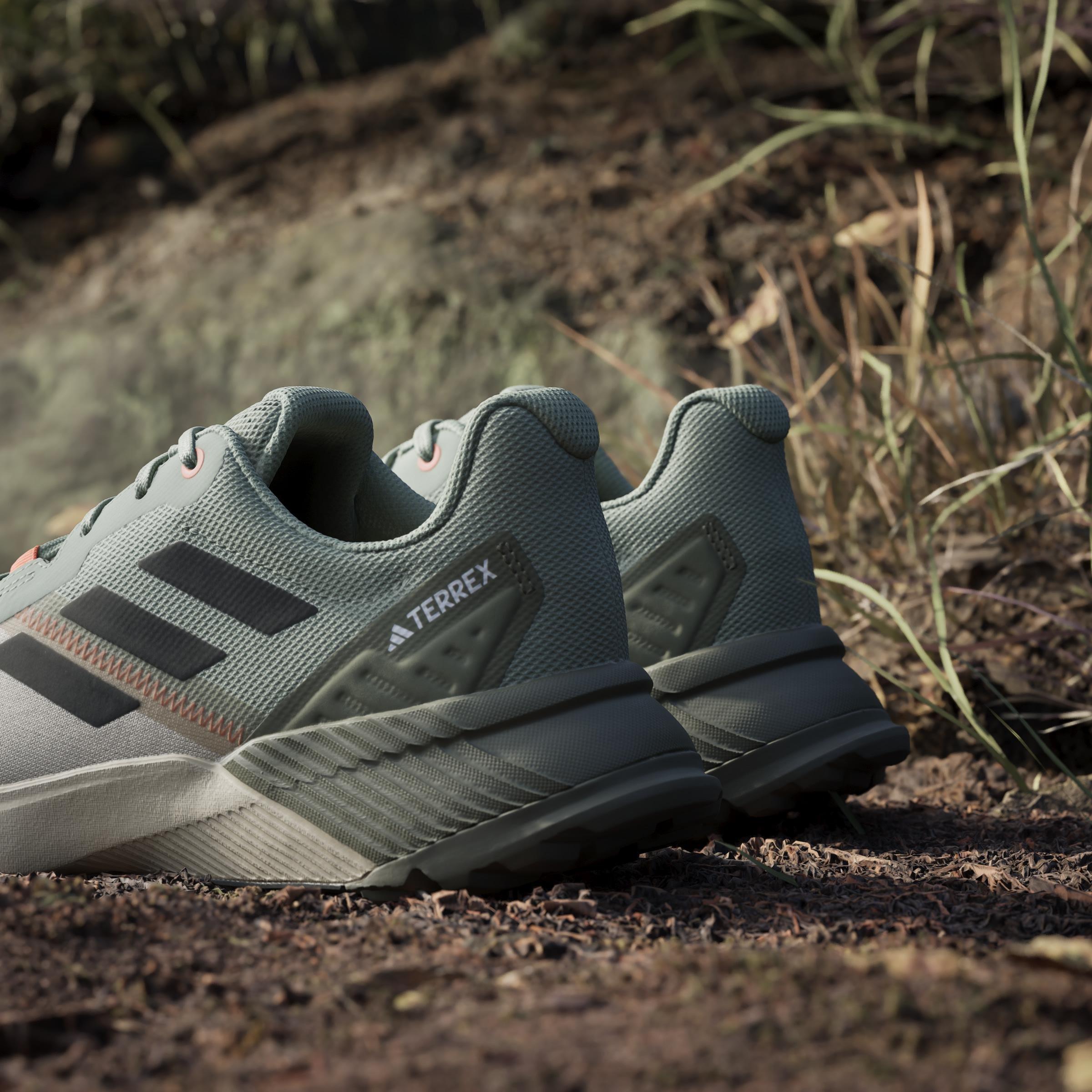 Terrex Soulstride Trail Running Shoes, Green, A901_ONE, large image number 11