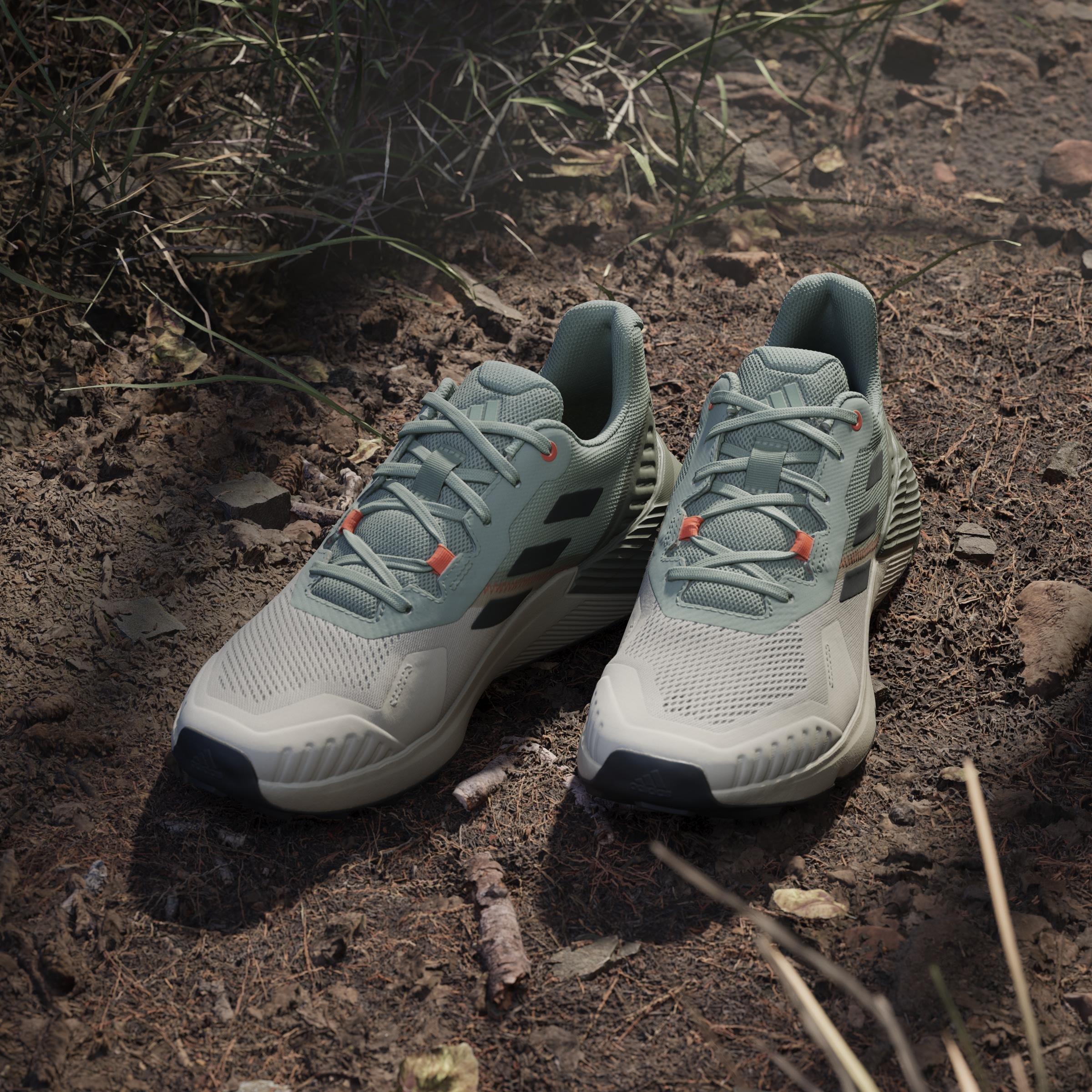 Terrex Soulstride Trail Running Shoes, Green, A901_ONE, large image number 12