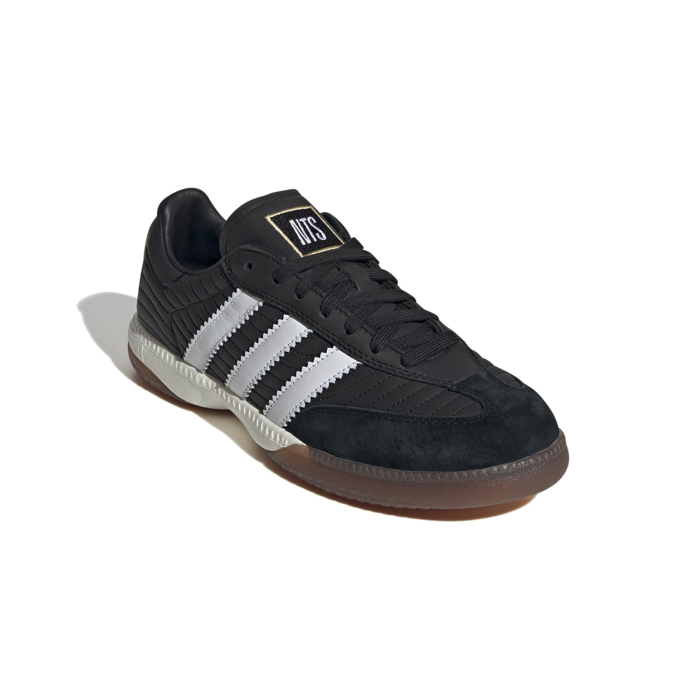 Unisex adidas x NTS Radio Samba MN Shoes, Black, A901_ONE, medium