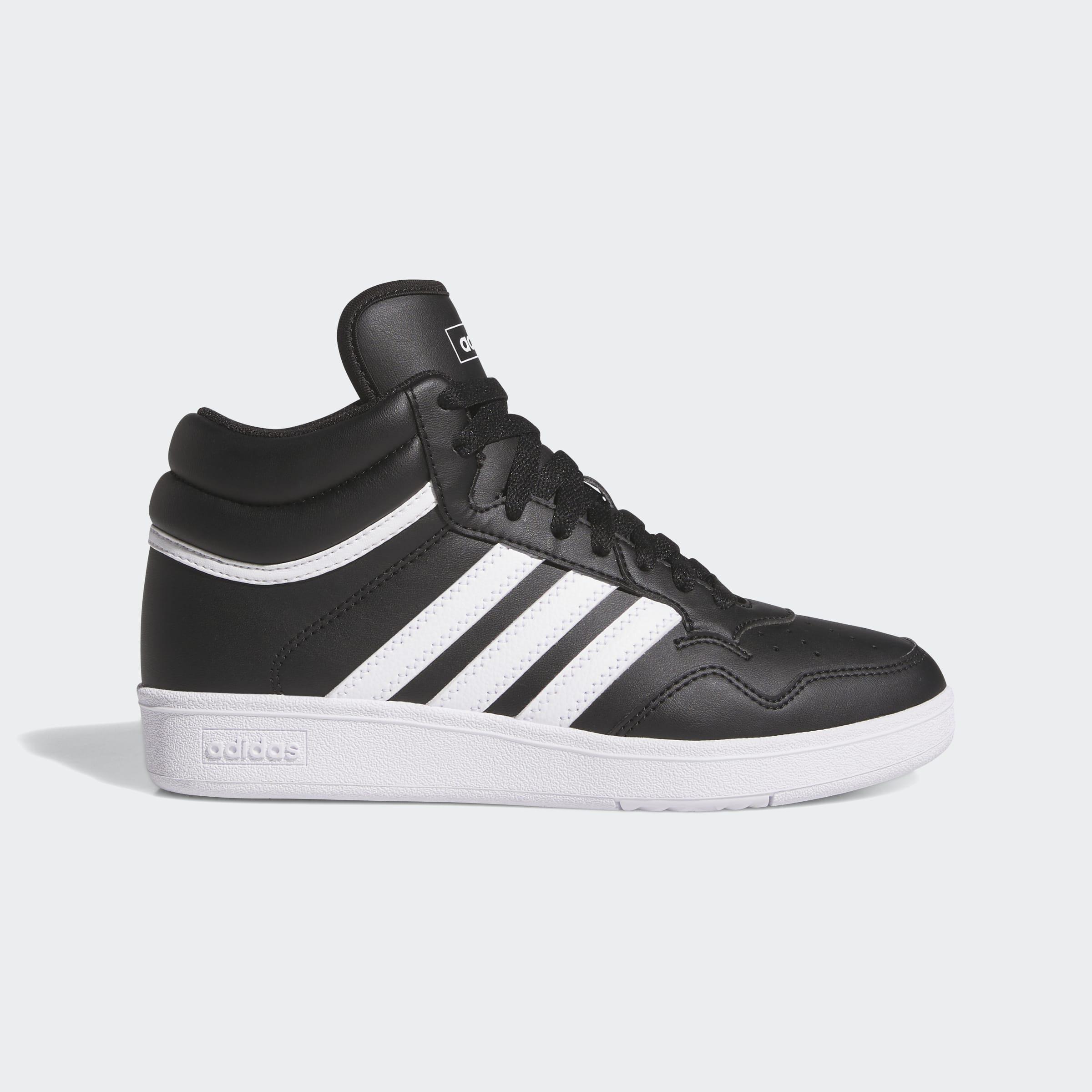 Kids Unisex Hoops 4.0 Mid Shoes, Black