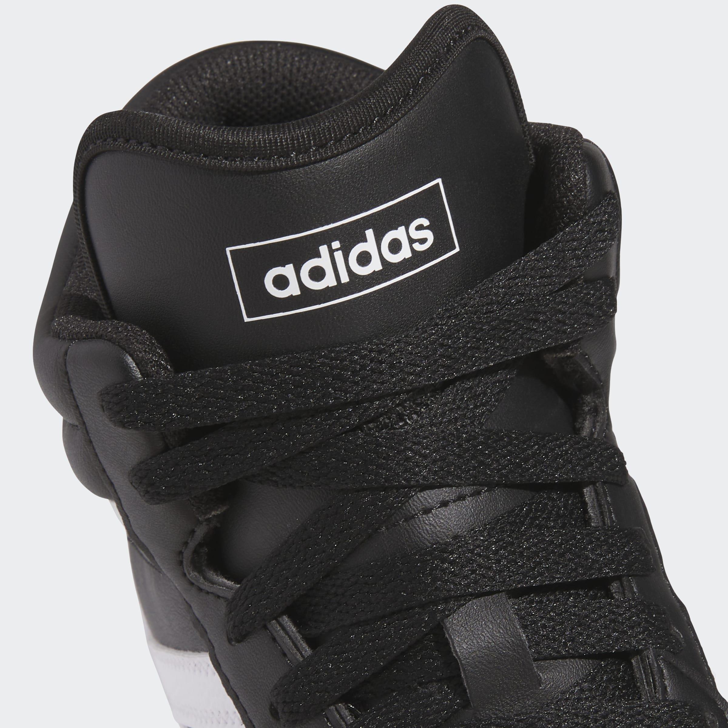 Kids Unisex Hoops 4.0 Mid Shoes, Black, A901_ONE, large image number 5