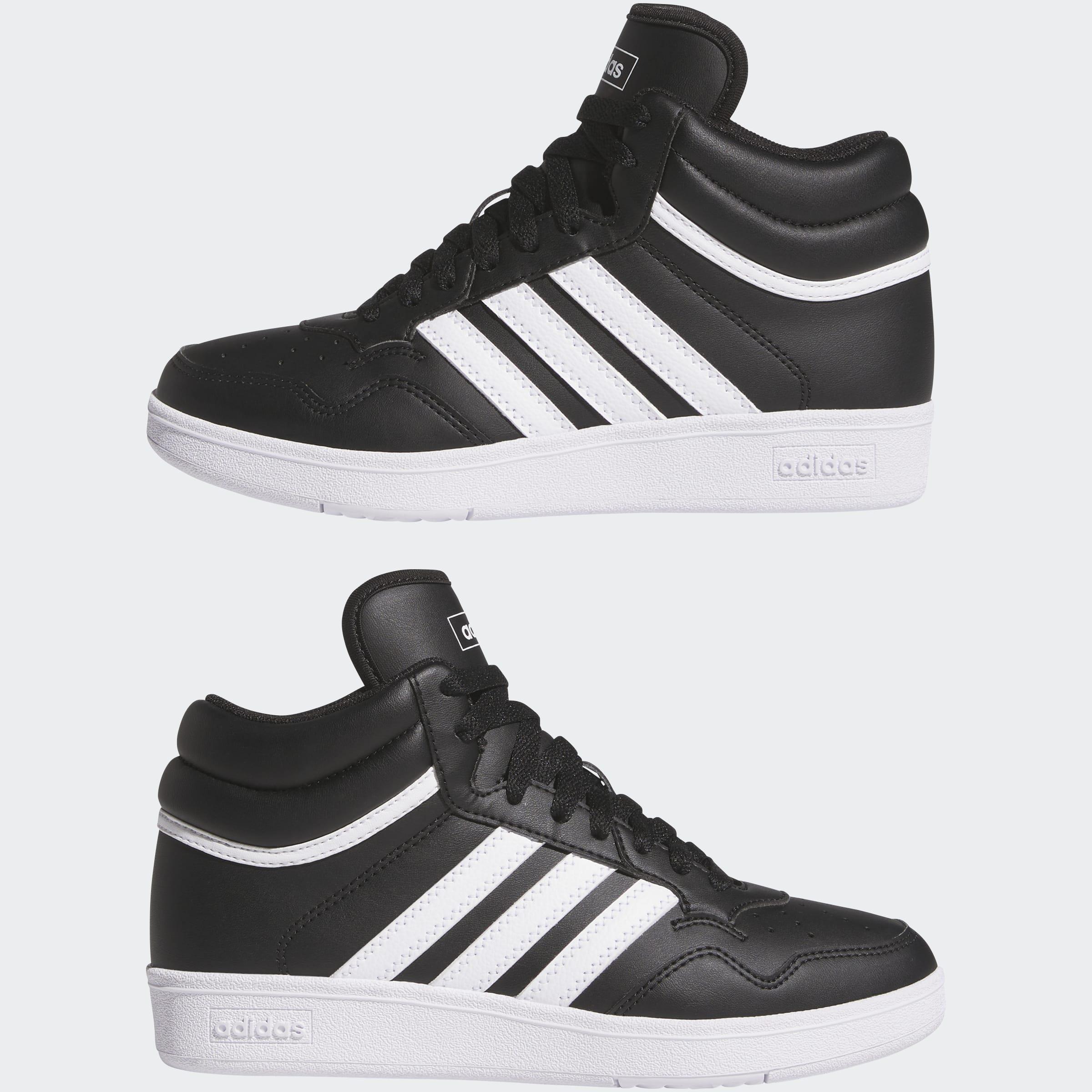 Kids Unisex Hoops 4.0 Mid Shoes, Black, A901_ONE, large image number 6